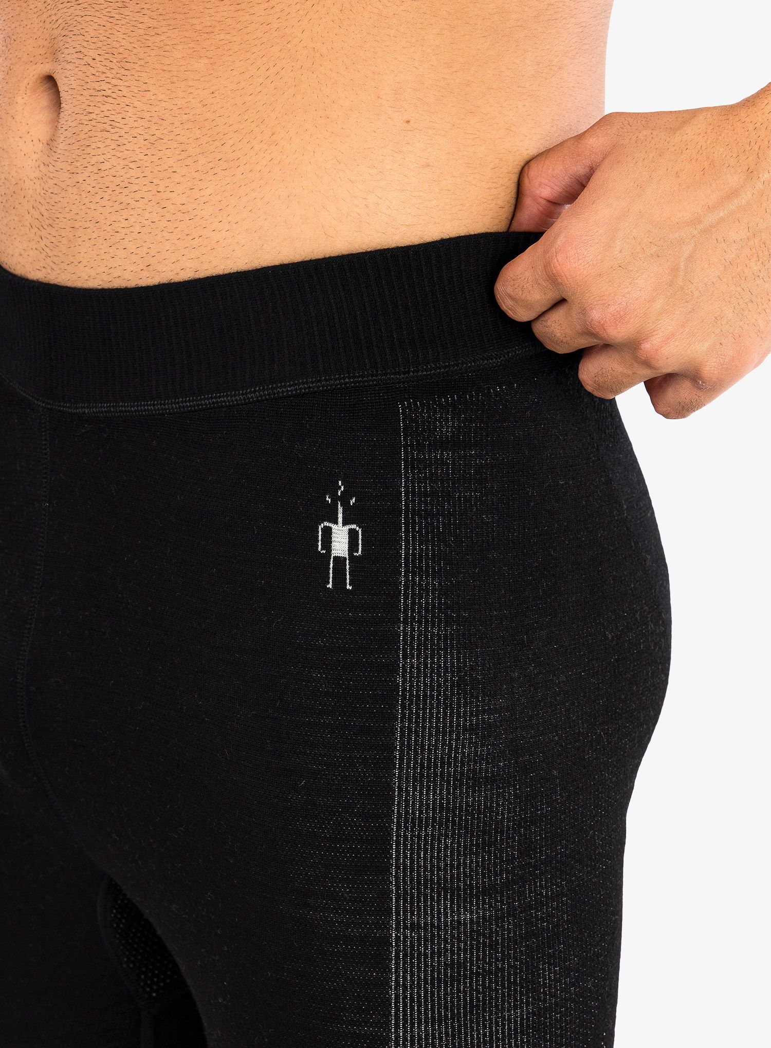 Leginy Smartwool Intraknit Thermal Merino Base Layer Bottom - black/white