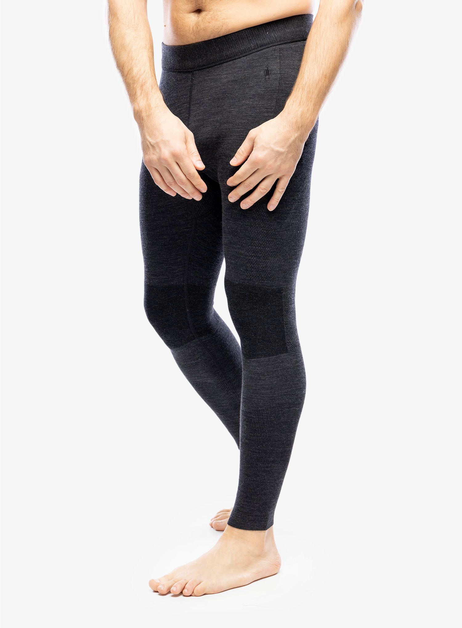Termolegíny Smartwool Intraknit Thermal Merino Base Layer Bottom - charcoal heather/black