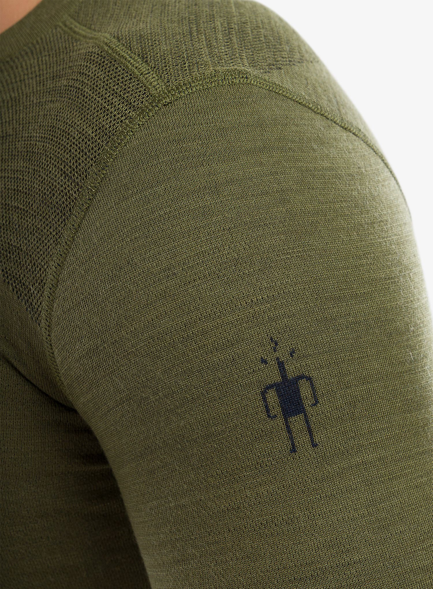 Mikina Smartwool Intraknit Thermal Merino Base Layer Crew  - winter moss
