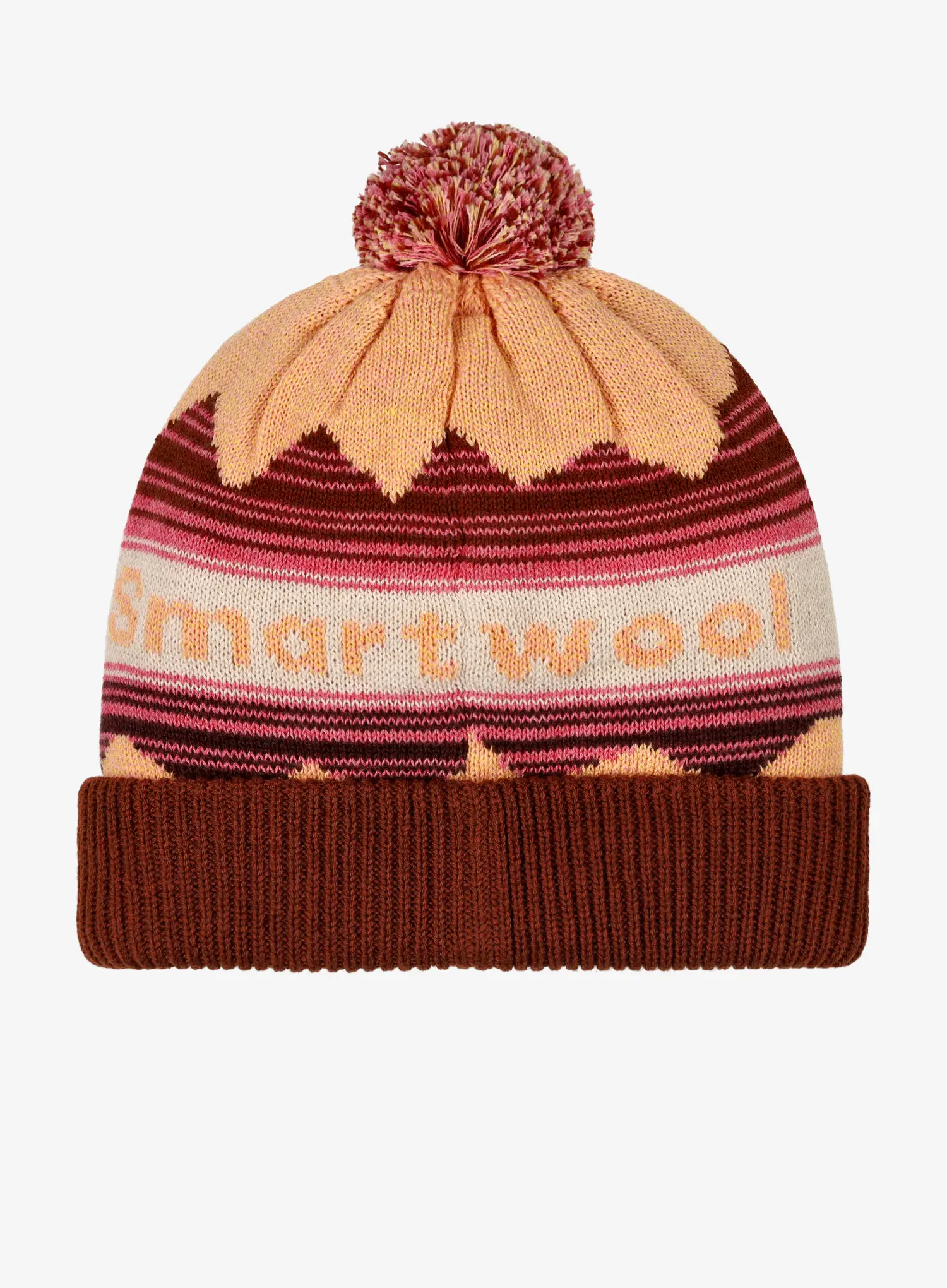 Zimní čepice Smartwool Knit Winter Pattern POM Beanie - apricot