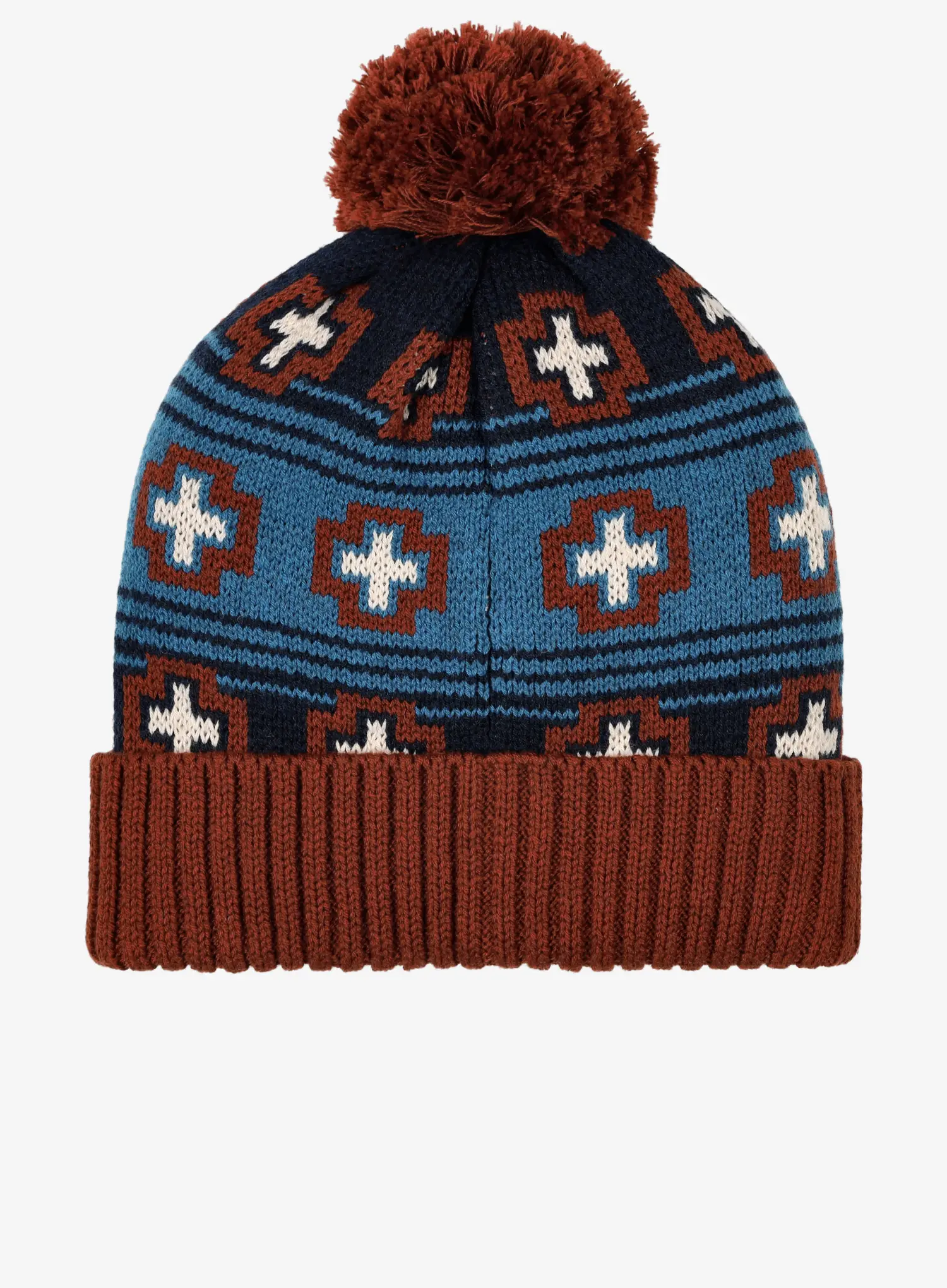 Zimní čepice Smartwool Fleece Lined Paths Beanie - deep navy paths crossed