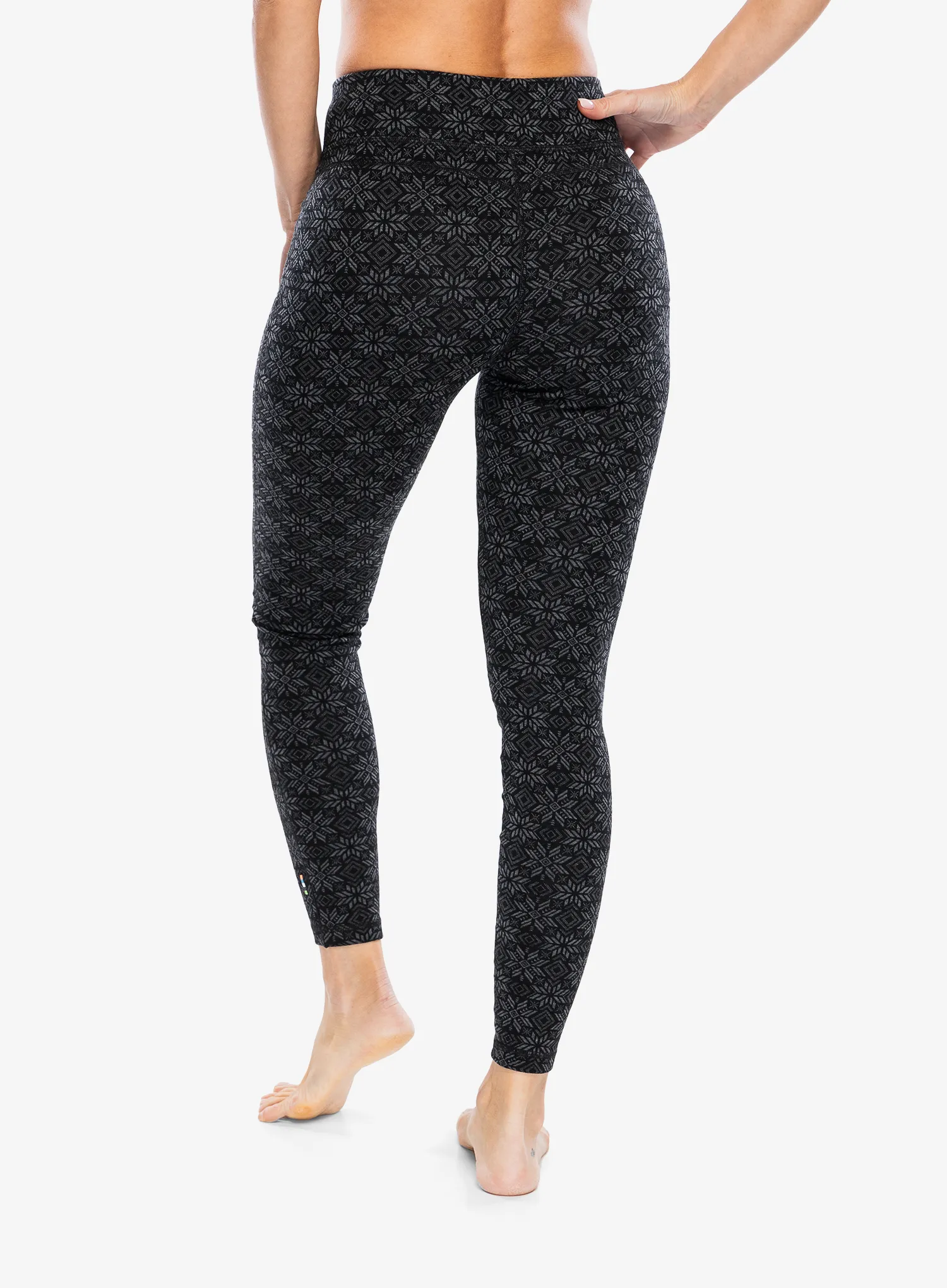 Termolegíny dámské Smartwool Merino 250 Baselayer Bottom - black digi snow