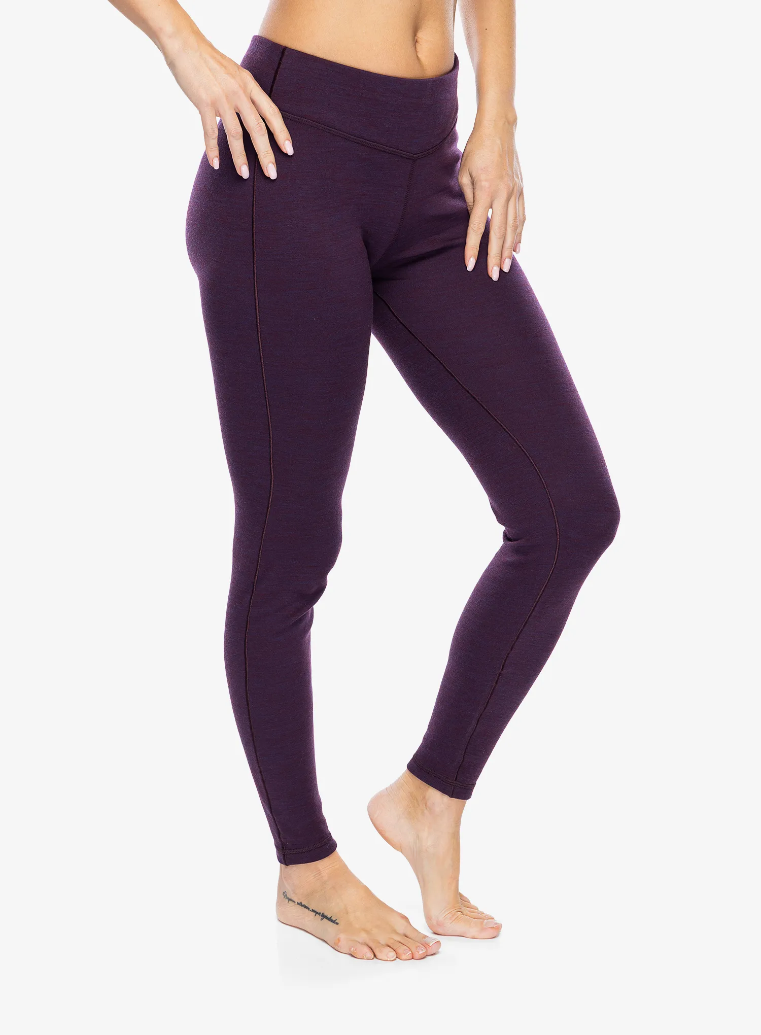 Termolegíny dámské Smartwool Merino 250 Baselayer Bottom - purple iris h