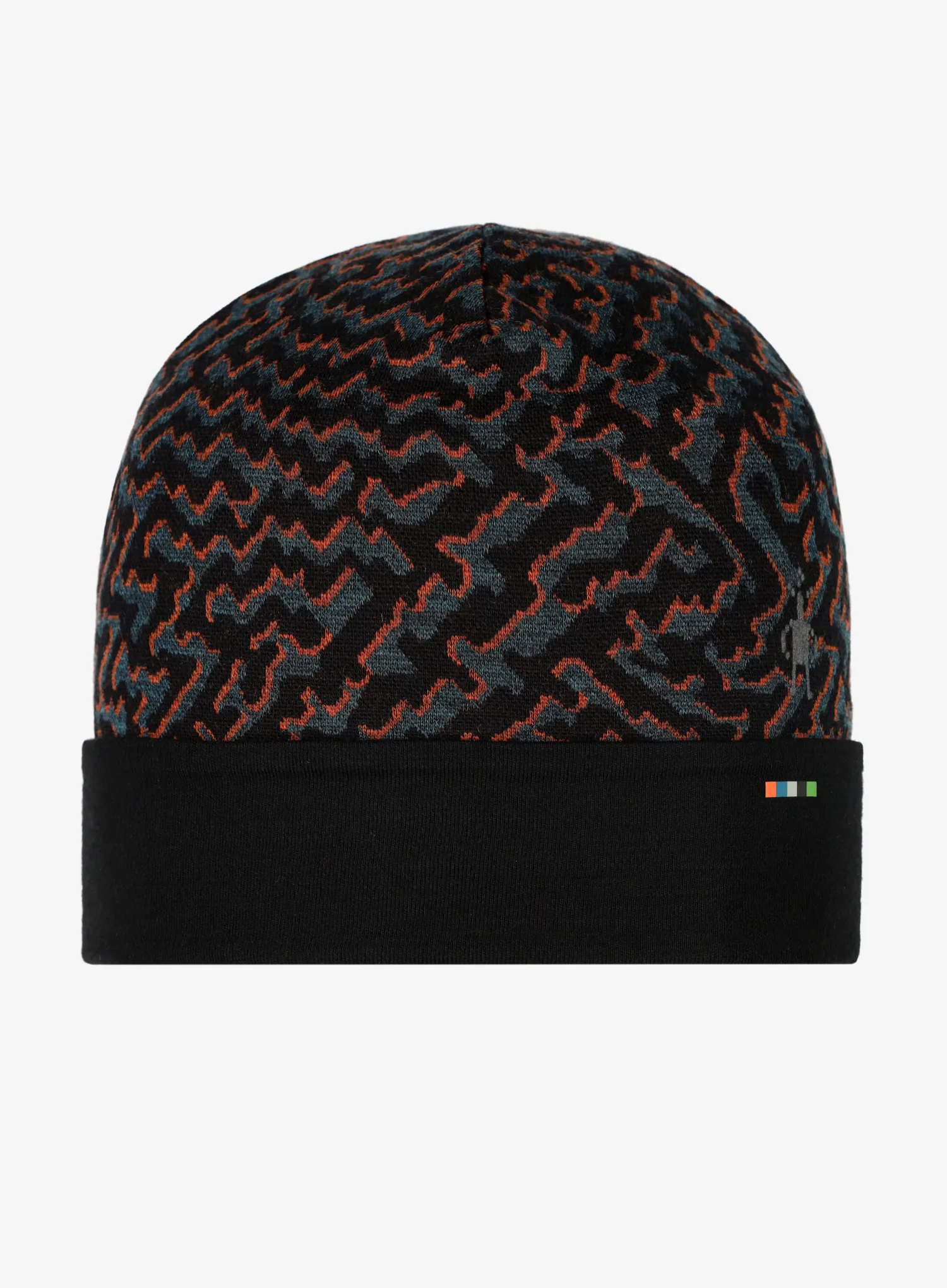 Zimní čepice Smartwool Merino 250 Cuffed Beanie - black retro line