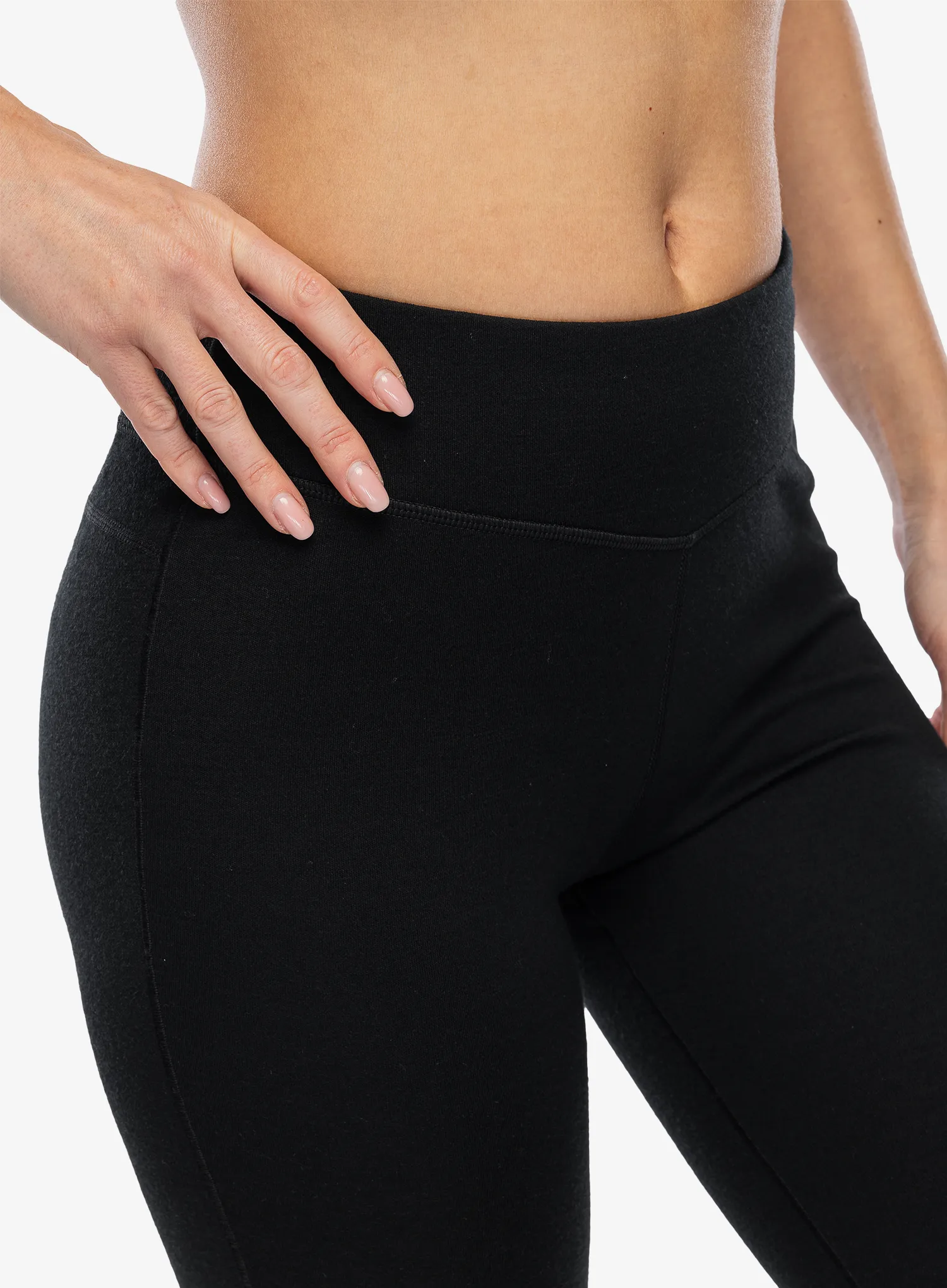 Termo legíny dámské Smartwool Merino Baselayer 3/4 Bottom - black