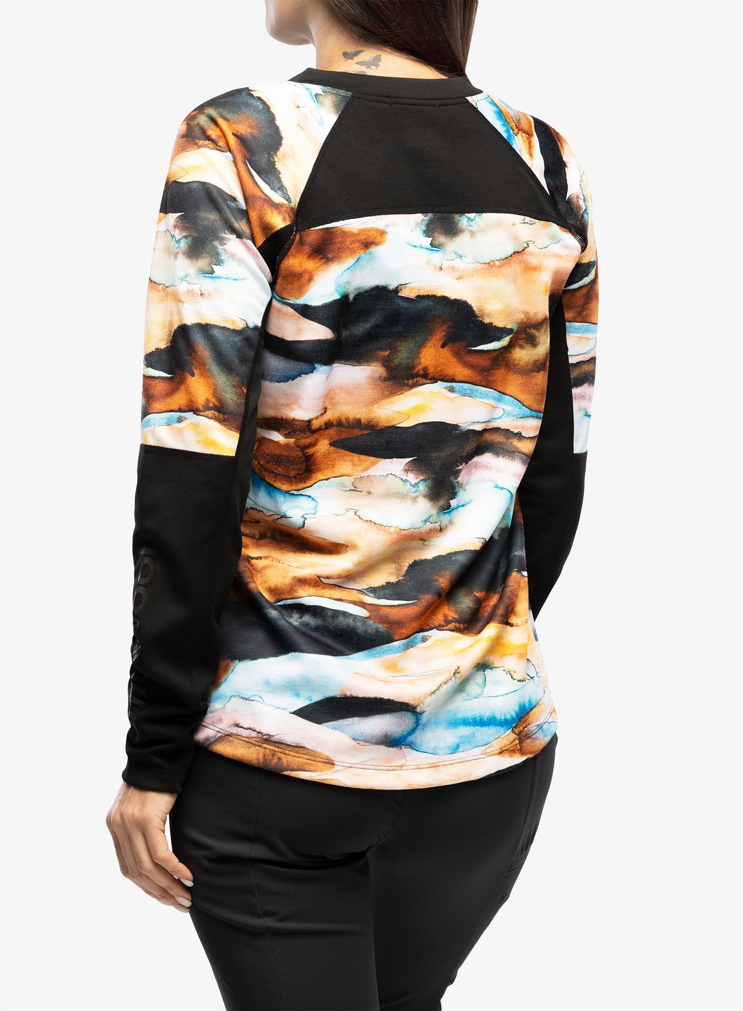 Cyklistická mikina dámská Smartwool Mountain Bike LS Jersey - black