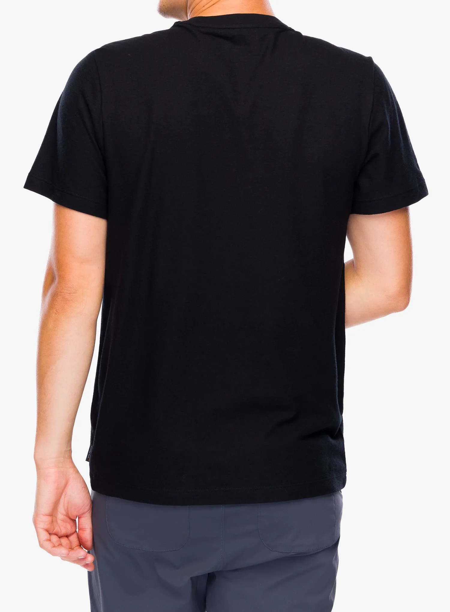 Merino triko Smartwool  Perfect Crew Tee - black