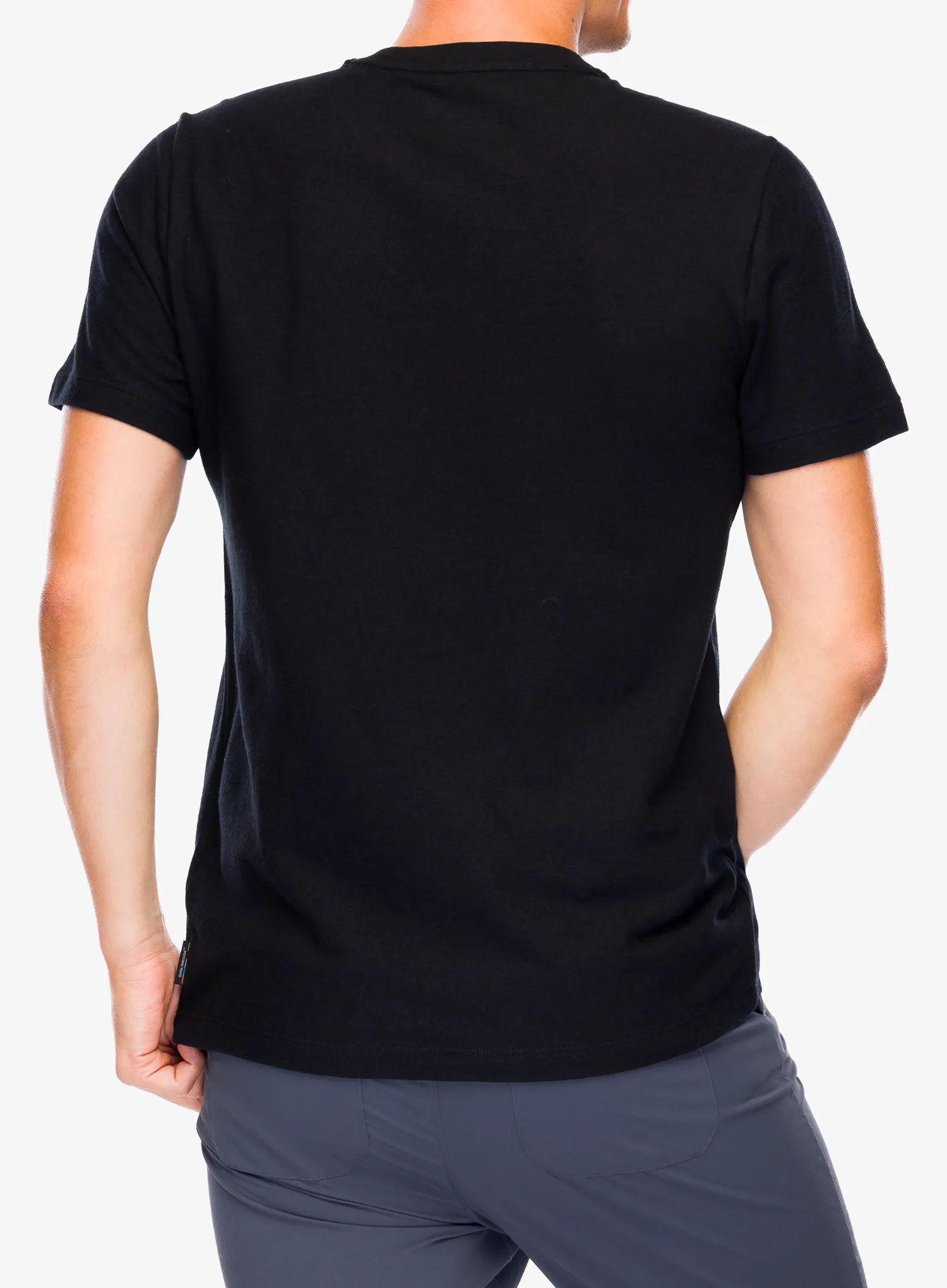 Merino triko Smartwool  Perfect Crew Tee - black
