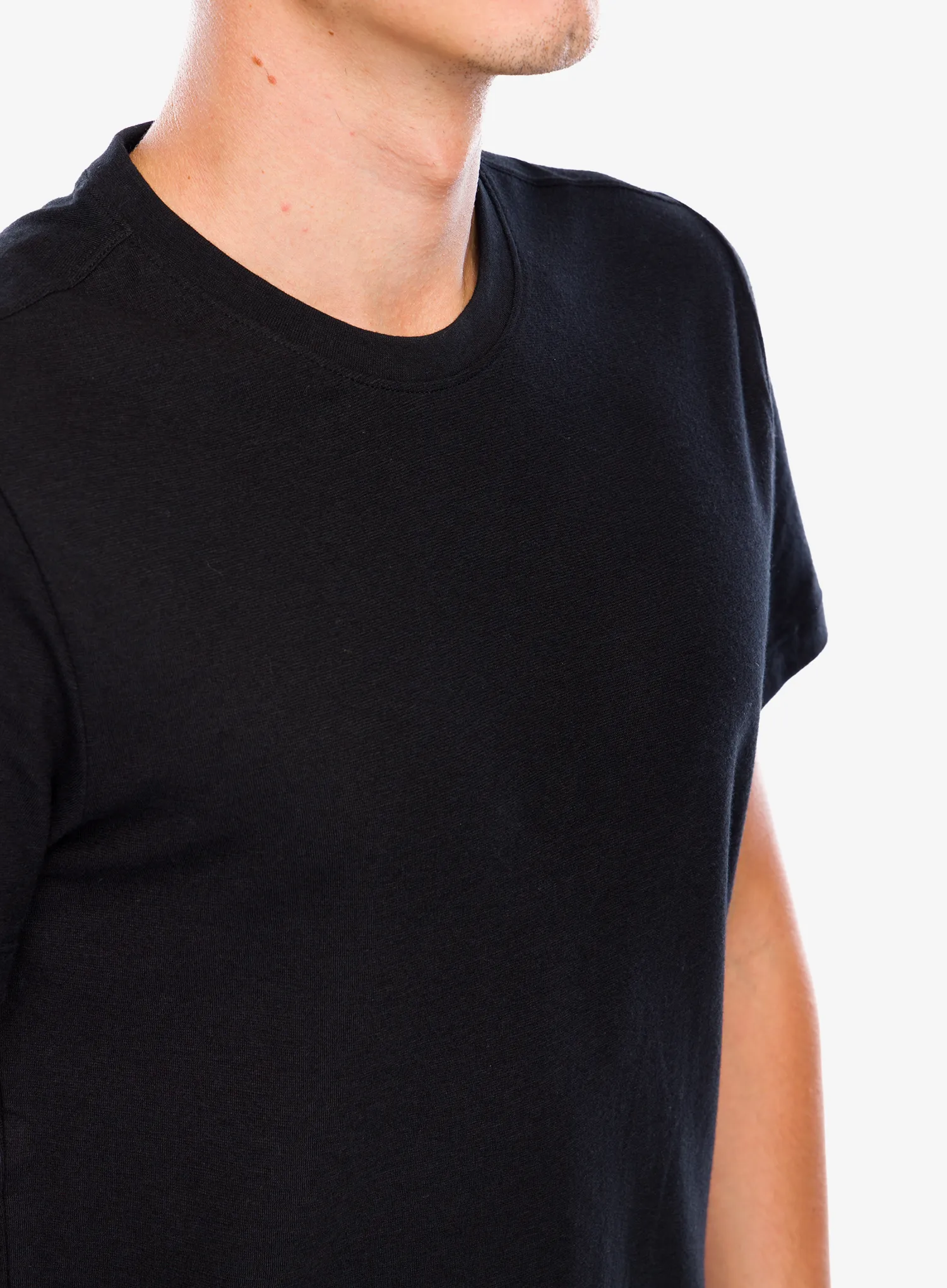 Merino triko Smartwool  Perfect Crew Tee - black