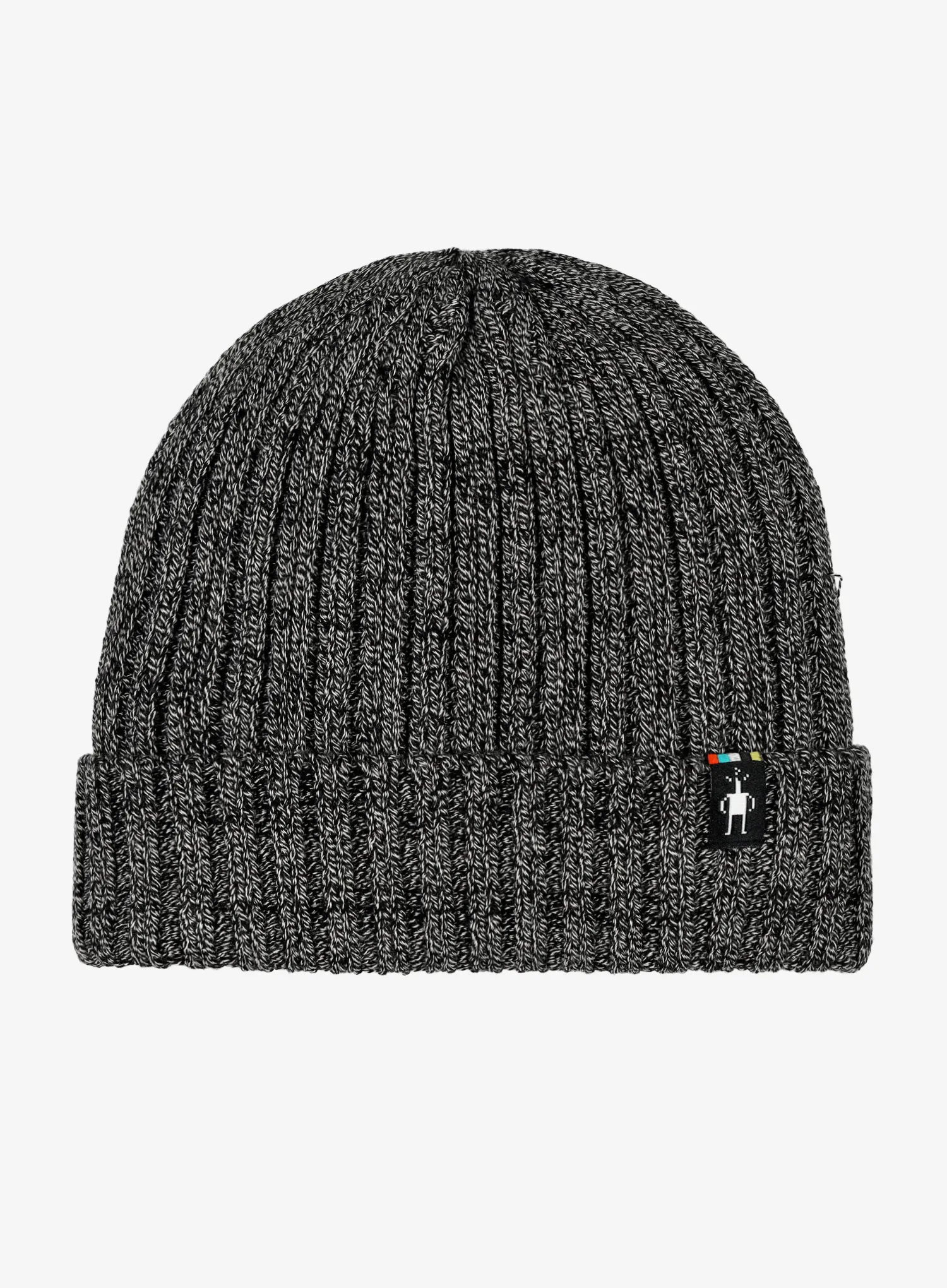 Zimní čepice Smartwool Rib Hat - black natural marl