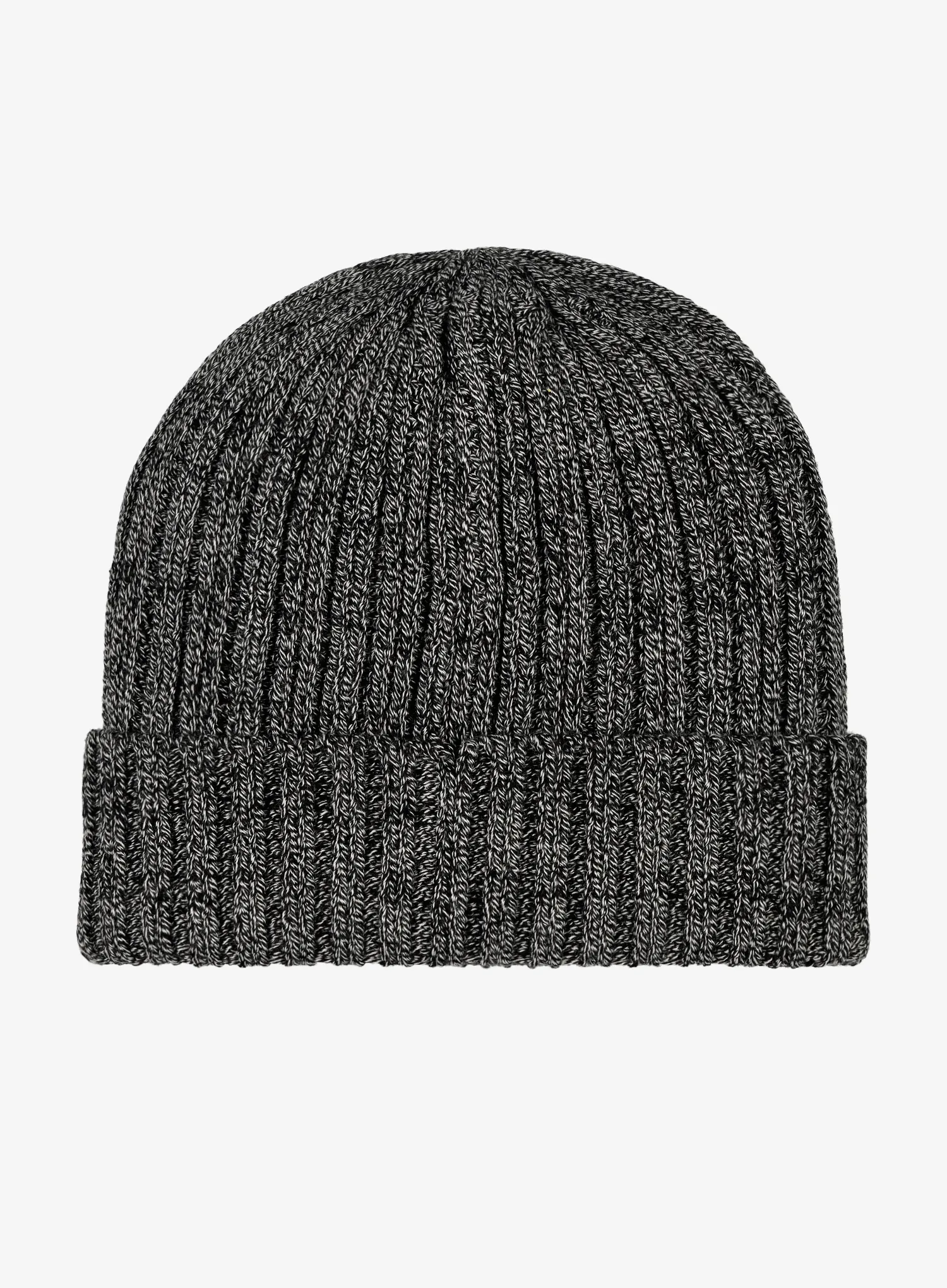 Zimní čepice Smartwool Rib Hat - black natural marl