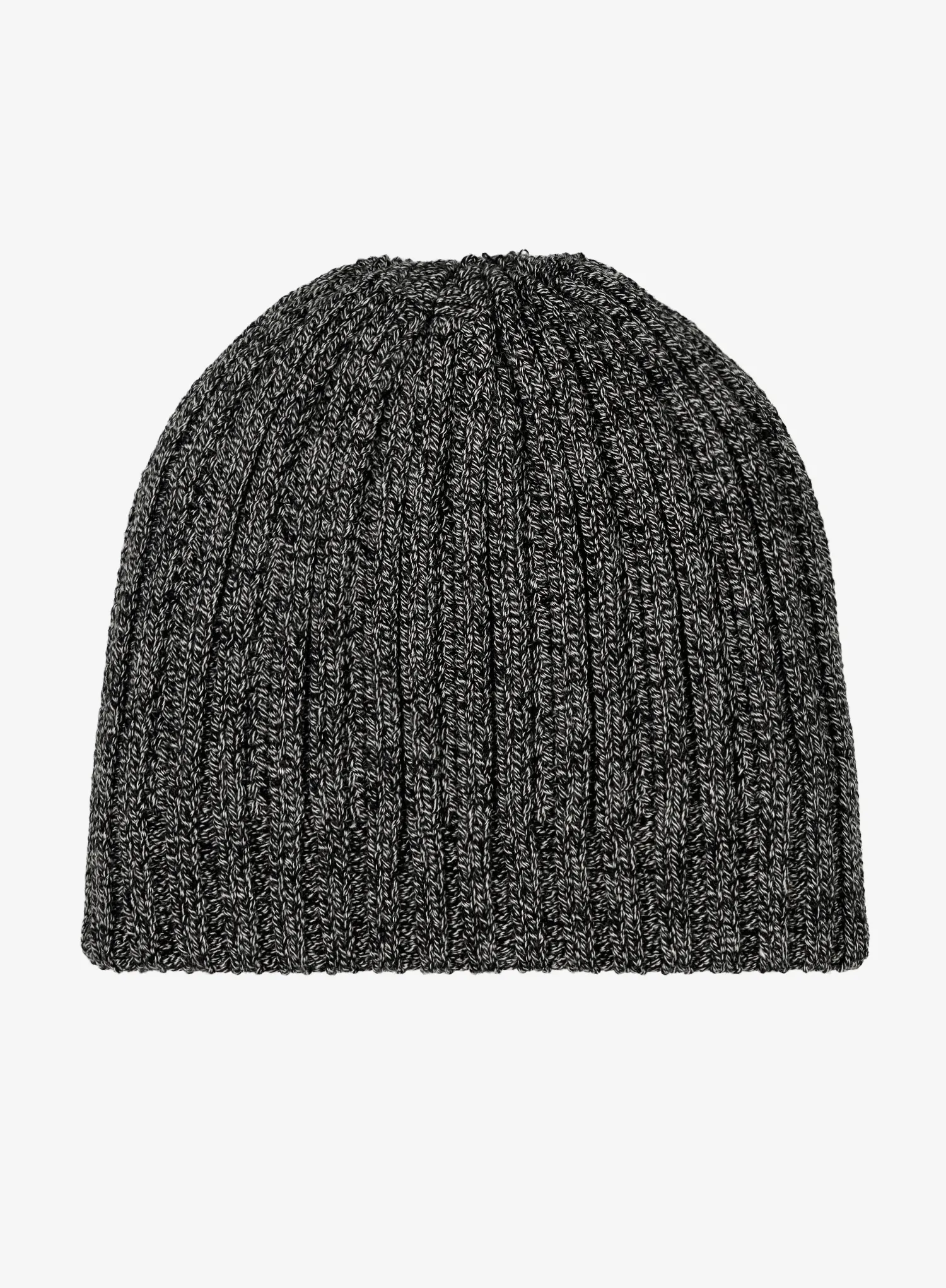 Zimní čepice Smartwool Rib Hat - black natural marl