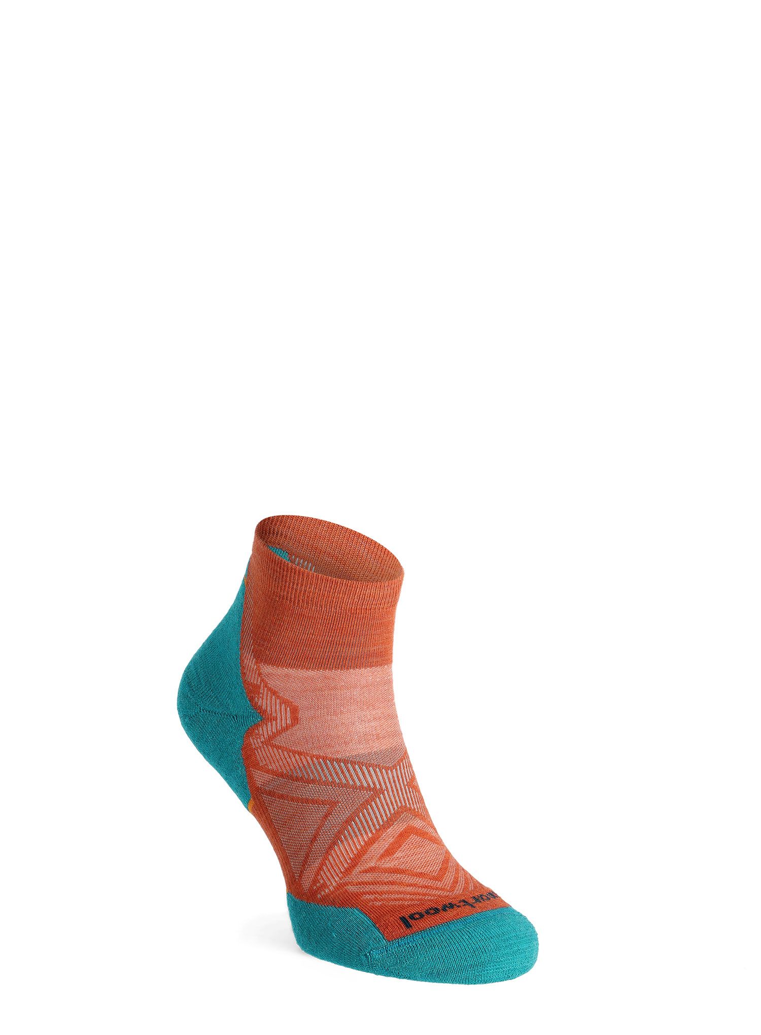 Ponožky na běhání Smartwool Run Targeted Cushion Ankle Socks - orange rust