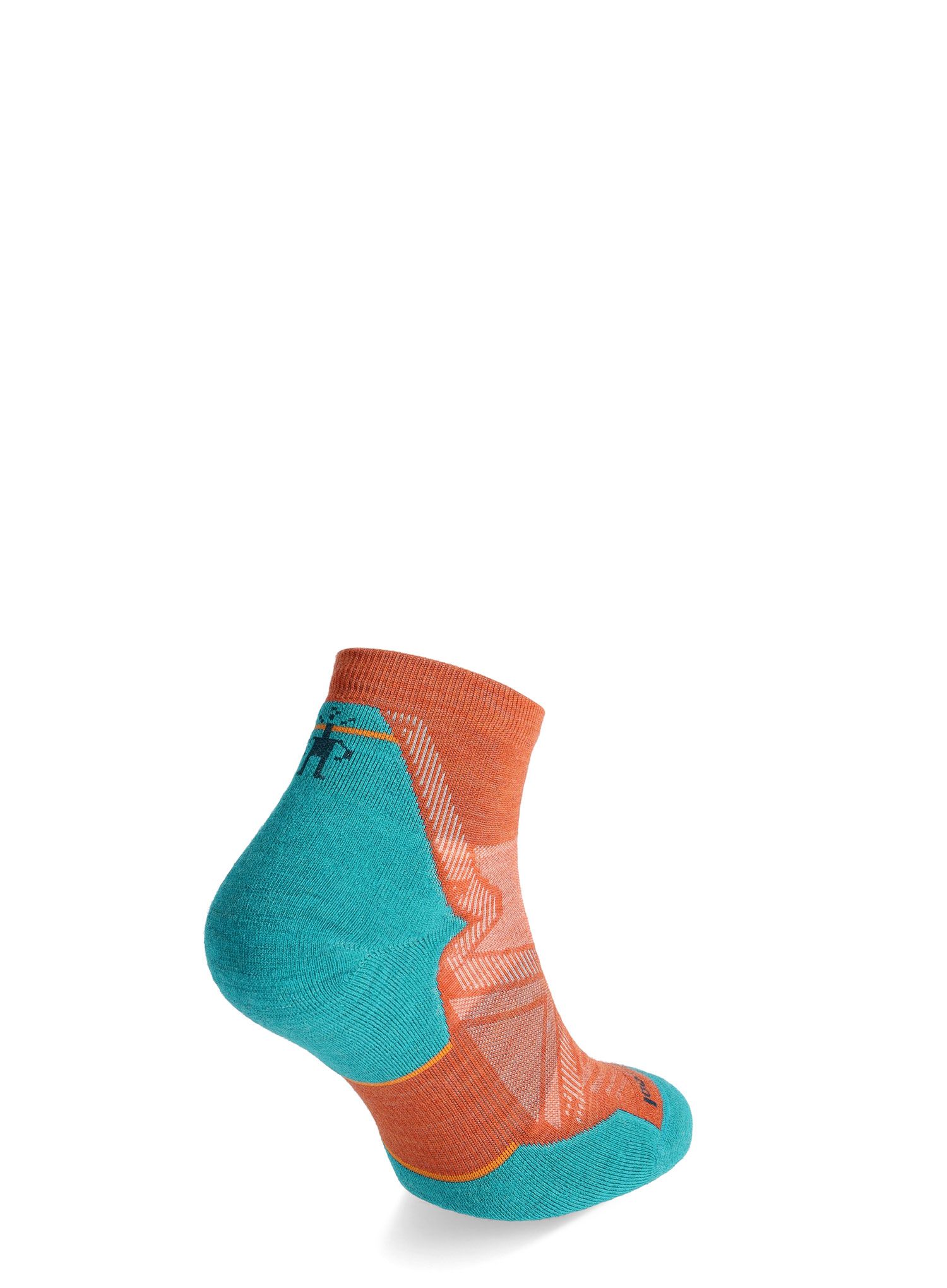 Ponožky na běhání Smartwool Run Targeted Cushion Ankle Socks - orange rust