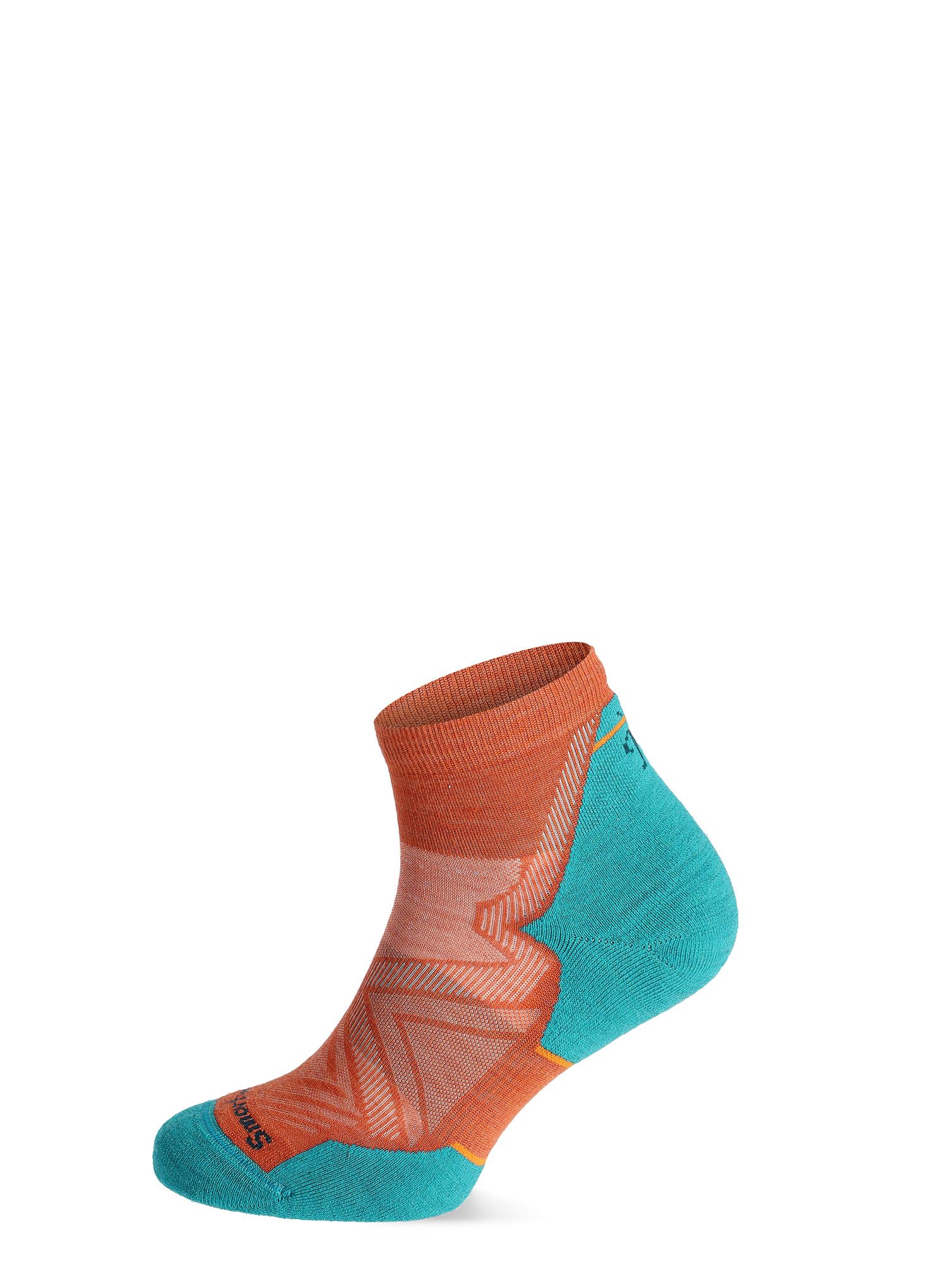Ponožky na běhání Smartwool Run Targeted Cushion Ankle Socks - orange rust