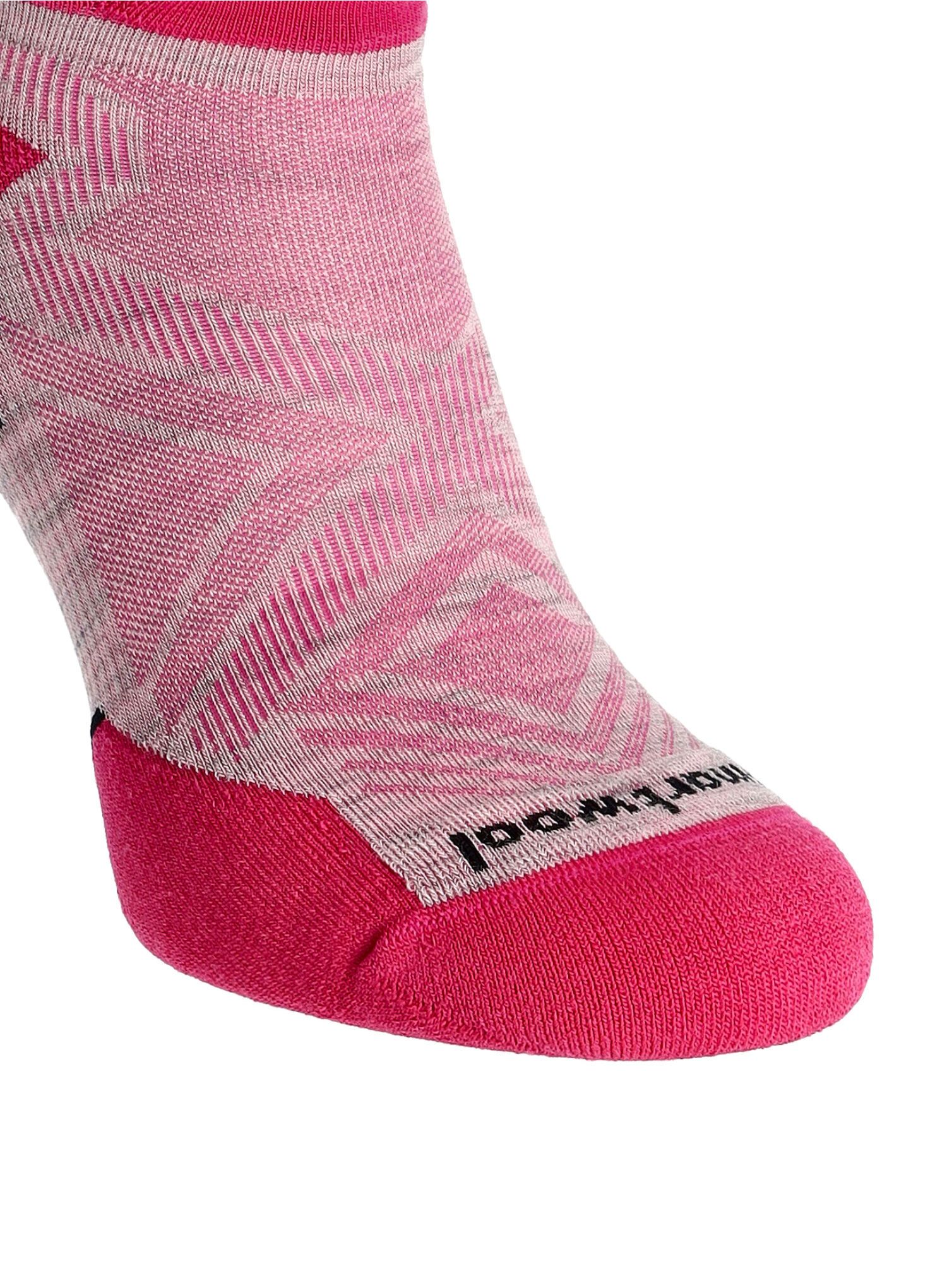 Běžecké ponožky dámské Smartwool Run Targeted Cushion Low Socks - ash/power pink