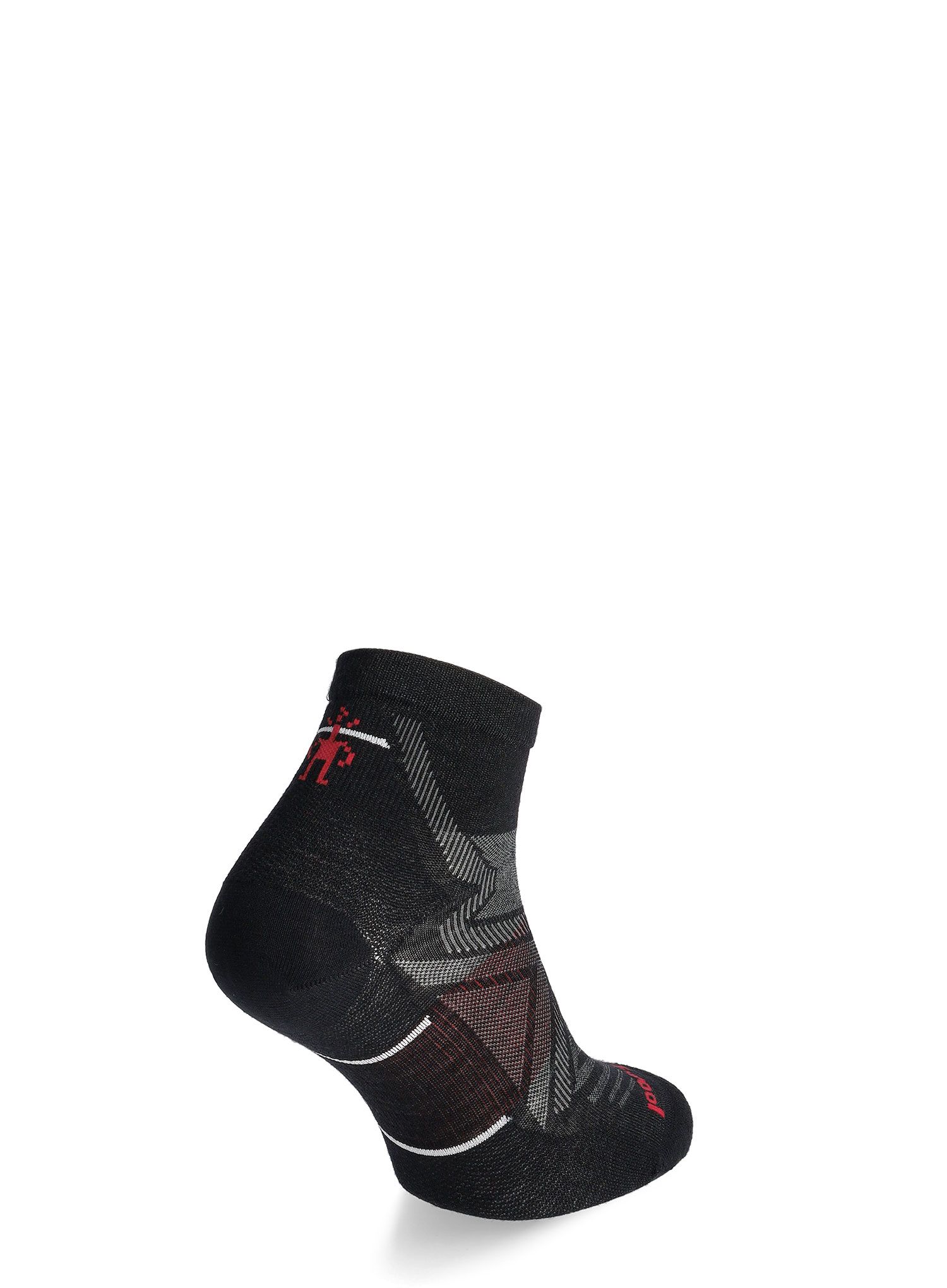 Ponožky na běhání Smartwool Run Zero Cushion Ankle  - black