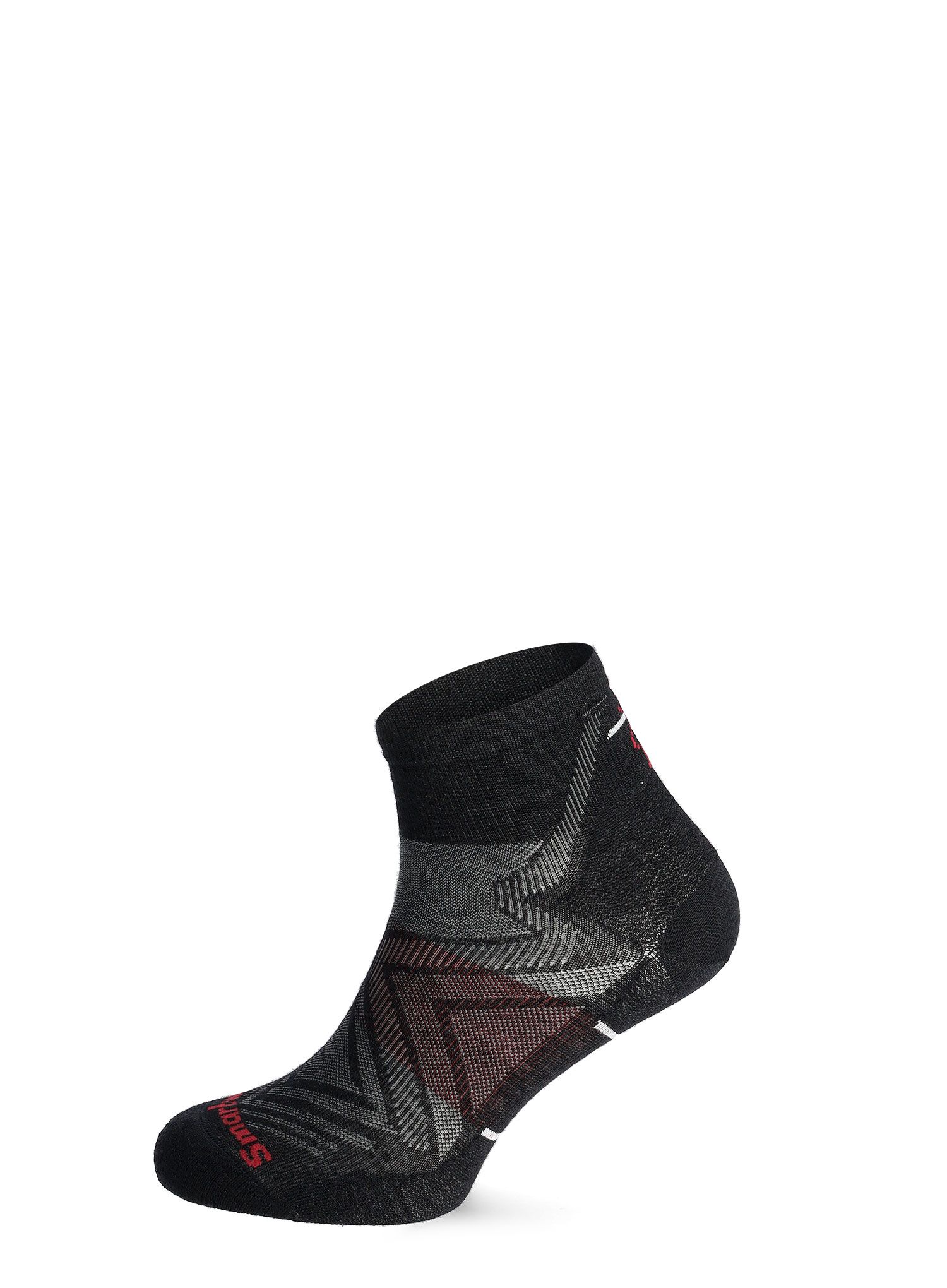 Ponožky na běhání Smartwool Run Zero Cushion Ankle  - black