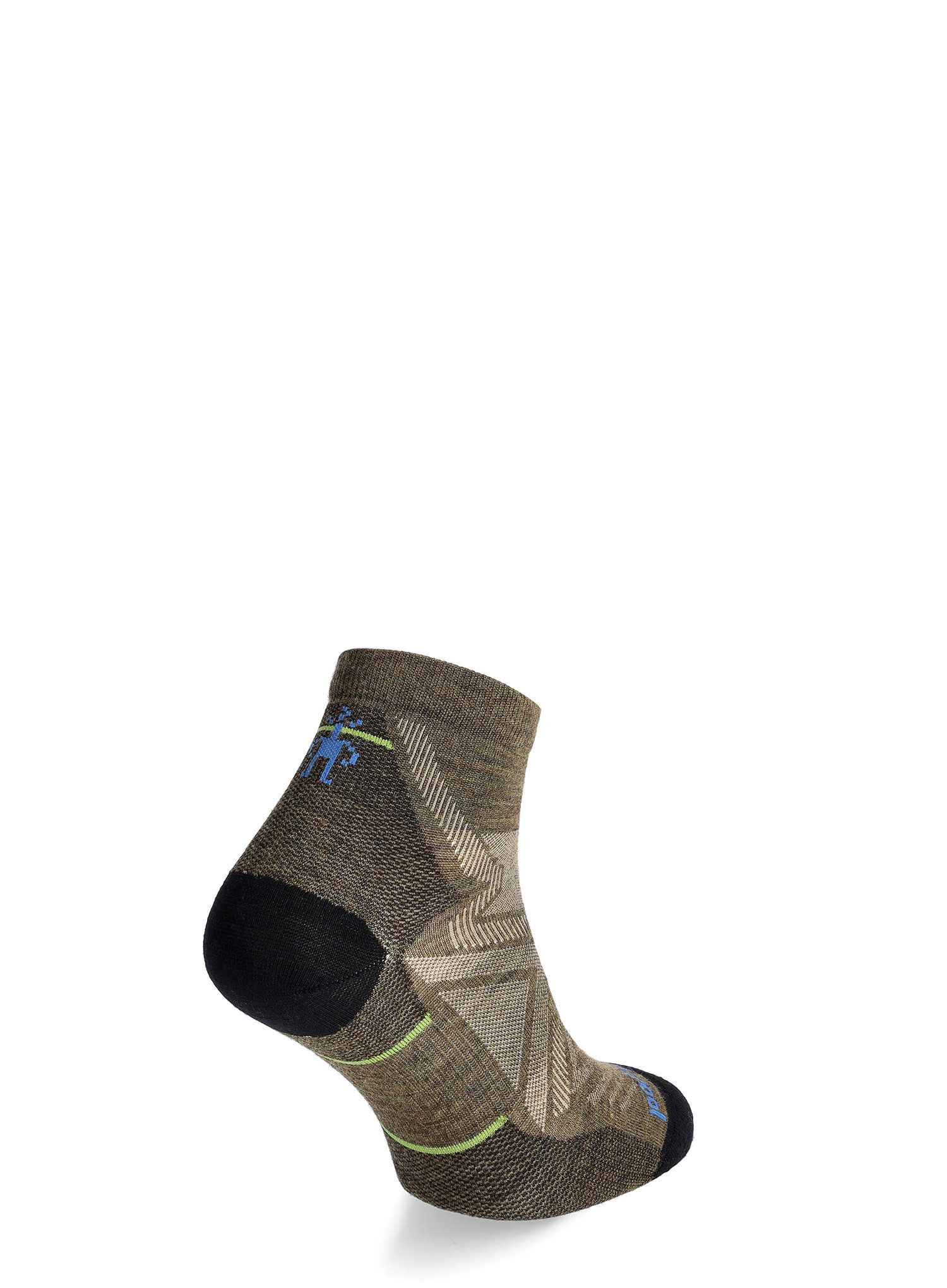 Ponožky na běhání Smartwool Run Zero Cushion Ankle  - military olive