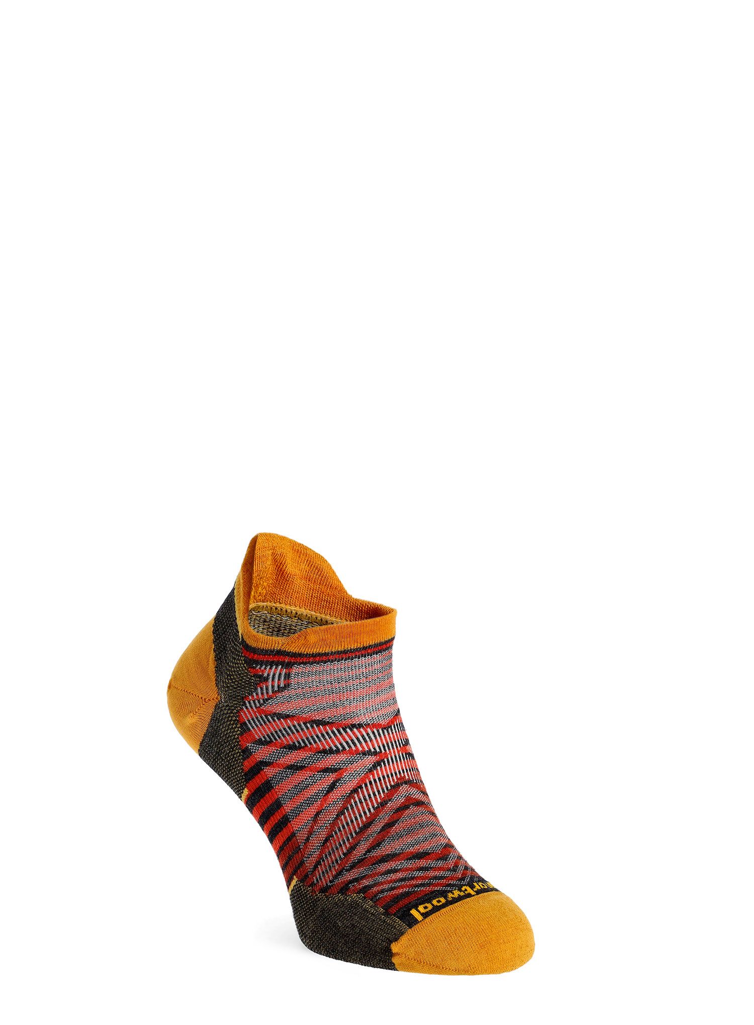 Ponožky Smartwool Run Zero Cushion Low Ankle Pattern Socks - charcoal