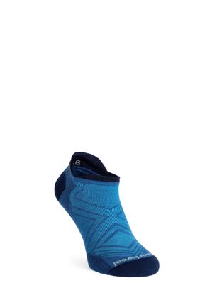 Běžecké ponožky Smartwool Run Zero Cushion Low Ankle Socks - laguna blue