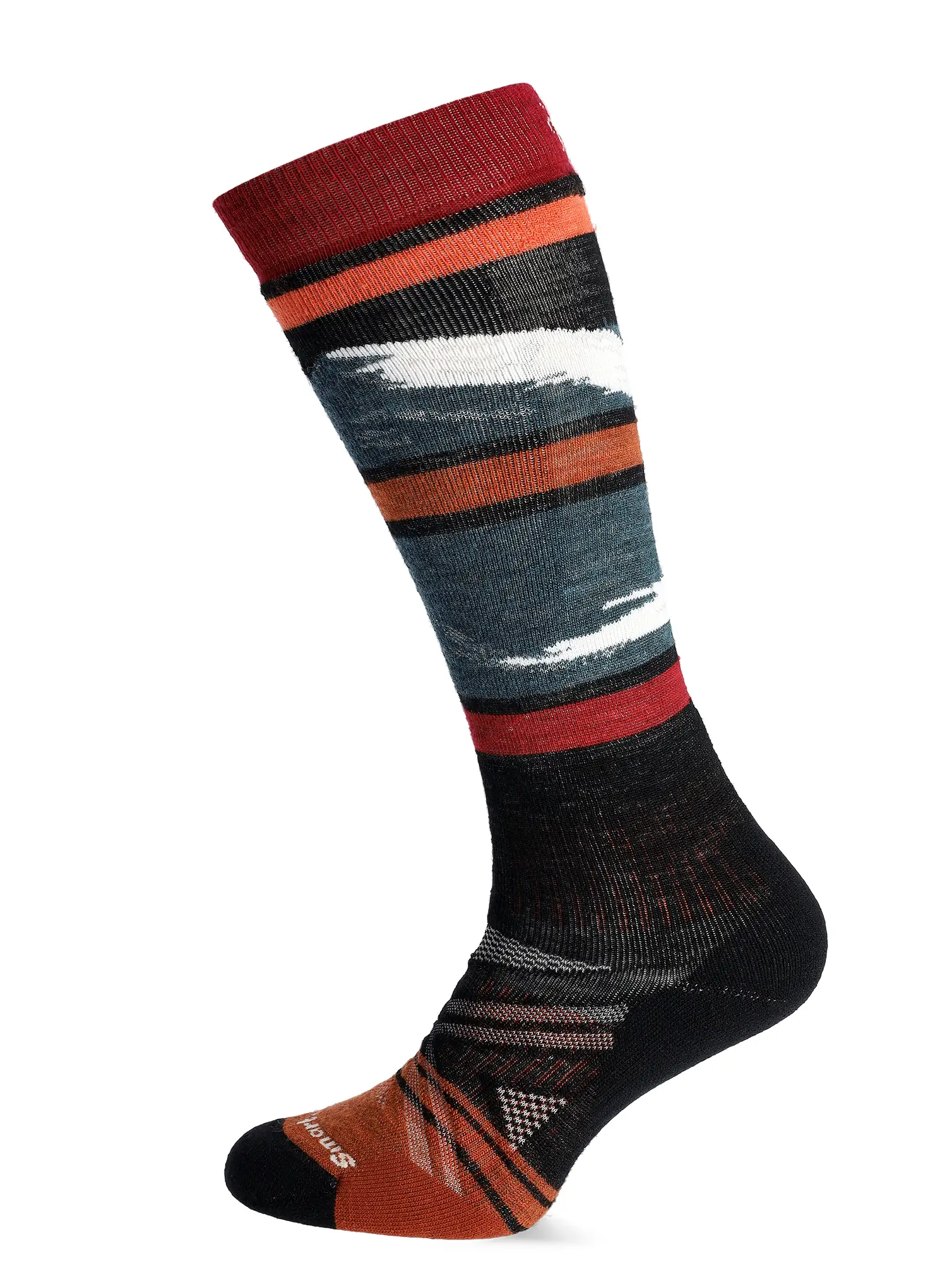 Lyžařské ponožky Smartwool Ski Full Cushion Midnight Ski Pattern OTC Socks - black
