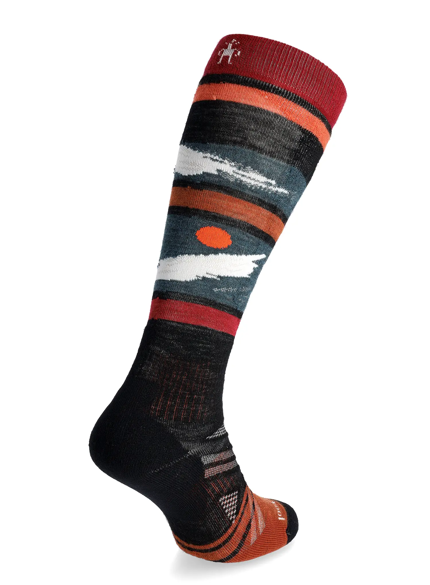 Lyžařské ponožky Smartwool Ski Full Cushion Midnight Ski Pattern OTC Socks - black