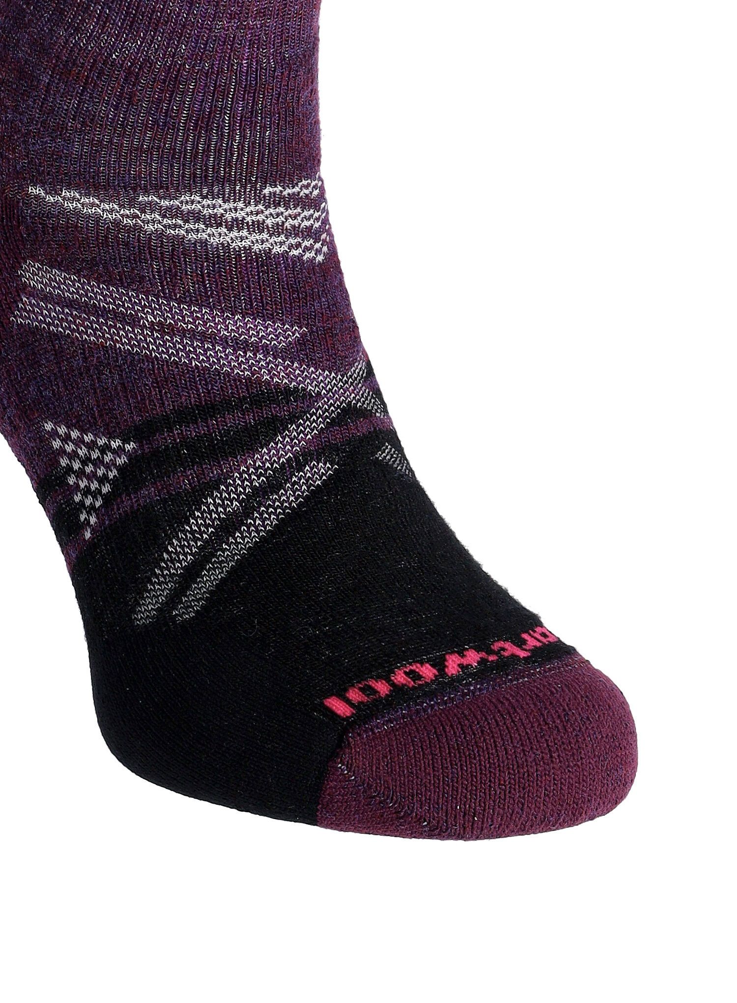 Dámské ponožky Smartwool Ski Full Cushion Snowpocalypse Pattern OTC  - purple iris