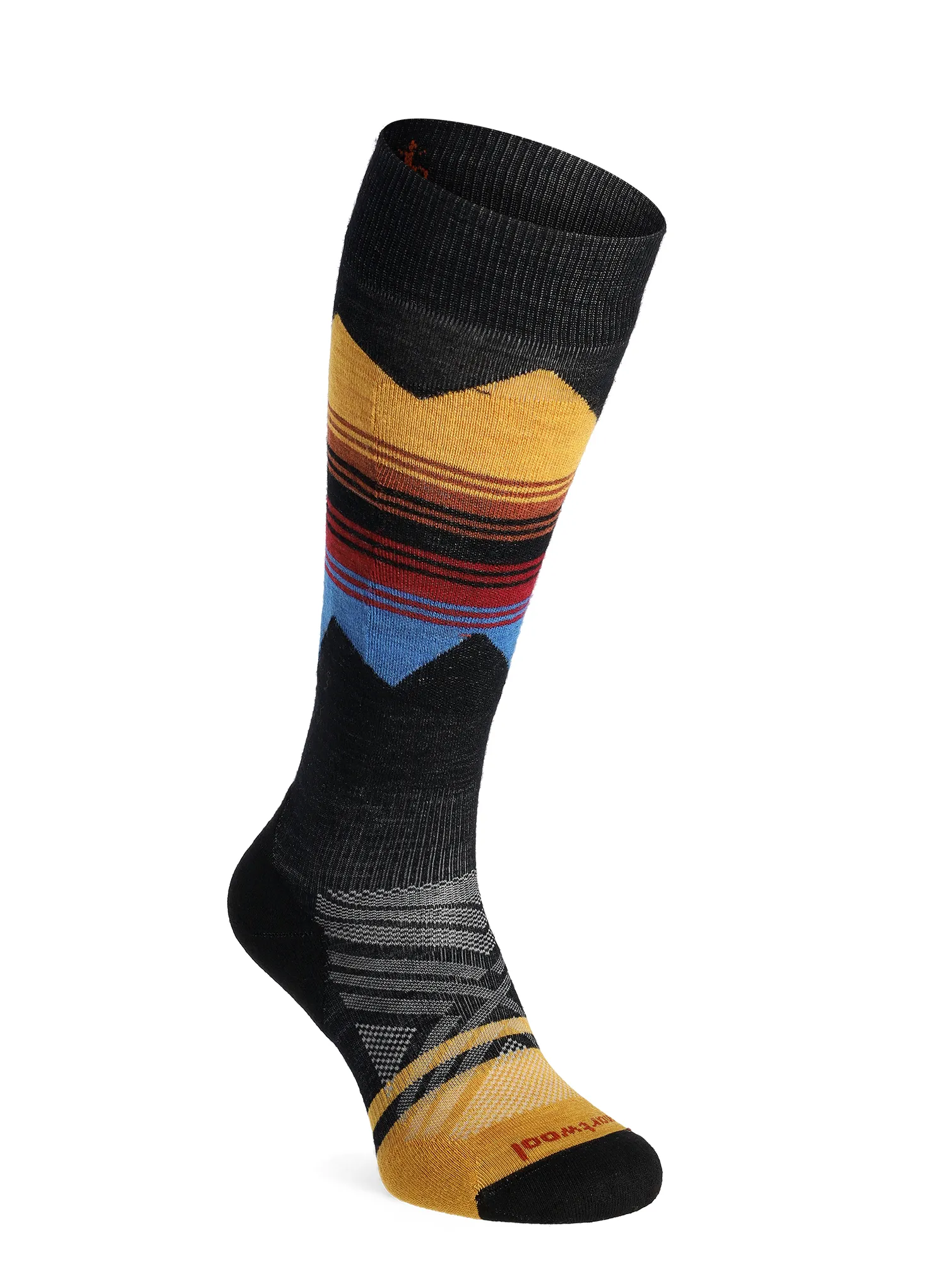 Dámské ponožky Smartwool Ski TC Pattern OTC Socks - honey gold