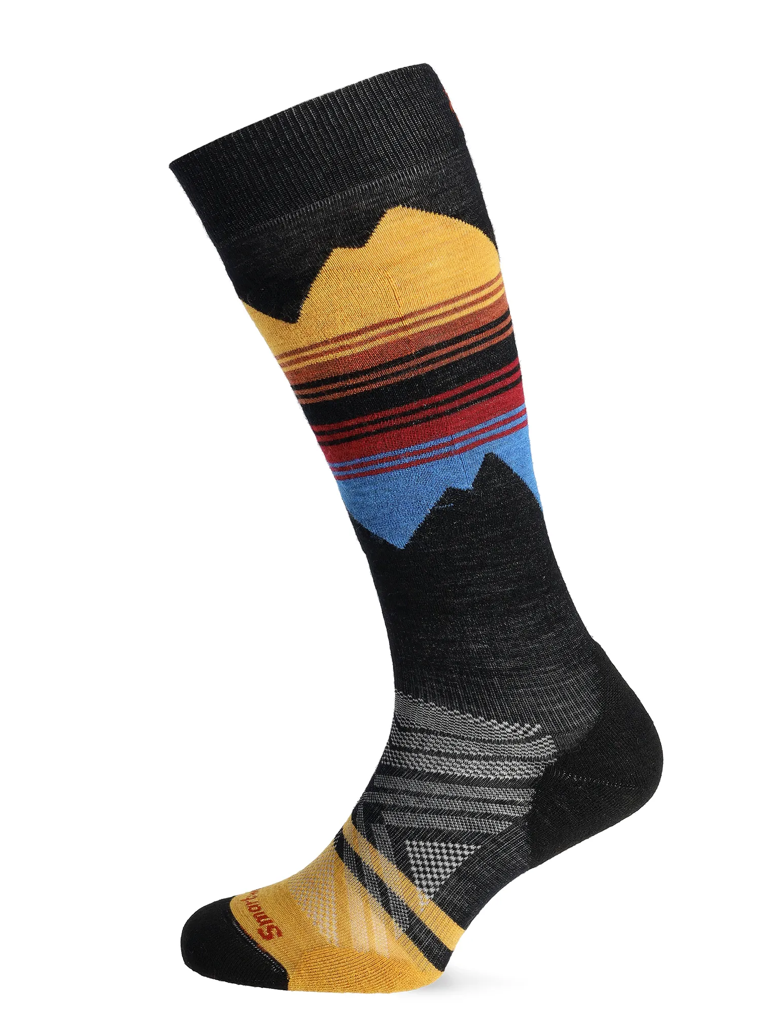 Dámské ponožky Smartwool Ski TC Pattern OTC Socks - honey gold