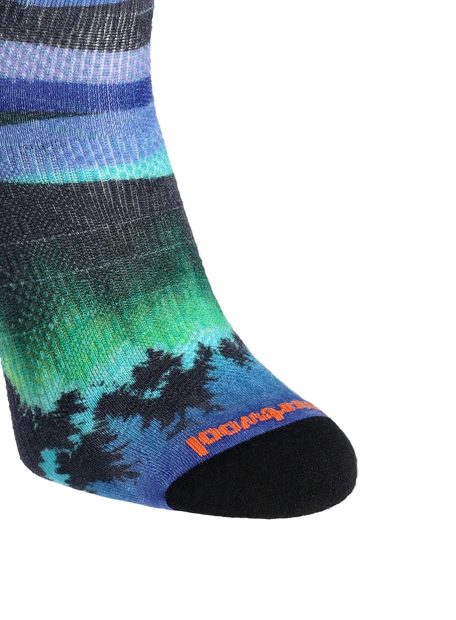 Dámské ponožky Smartwool Ski Targeted Cushion Compression Print OTC Socks - black