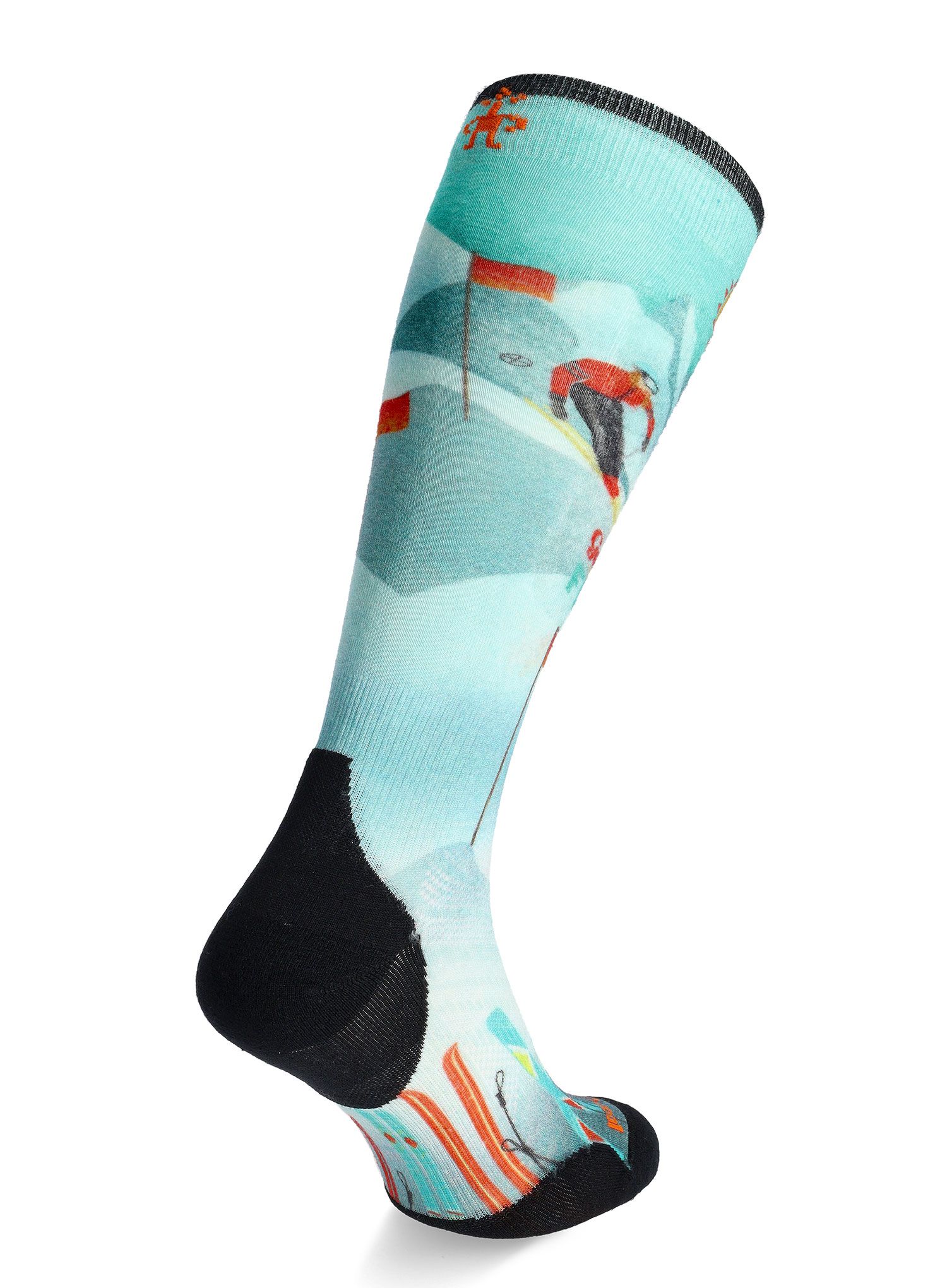 Dámské ponožky Smartwool Ski Targeted Cushion Snow Bunny Print OTC - capri