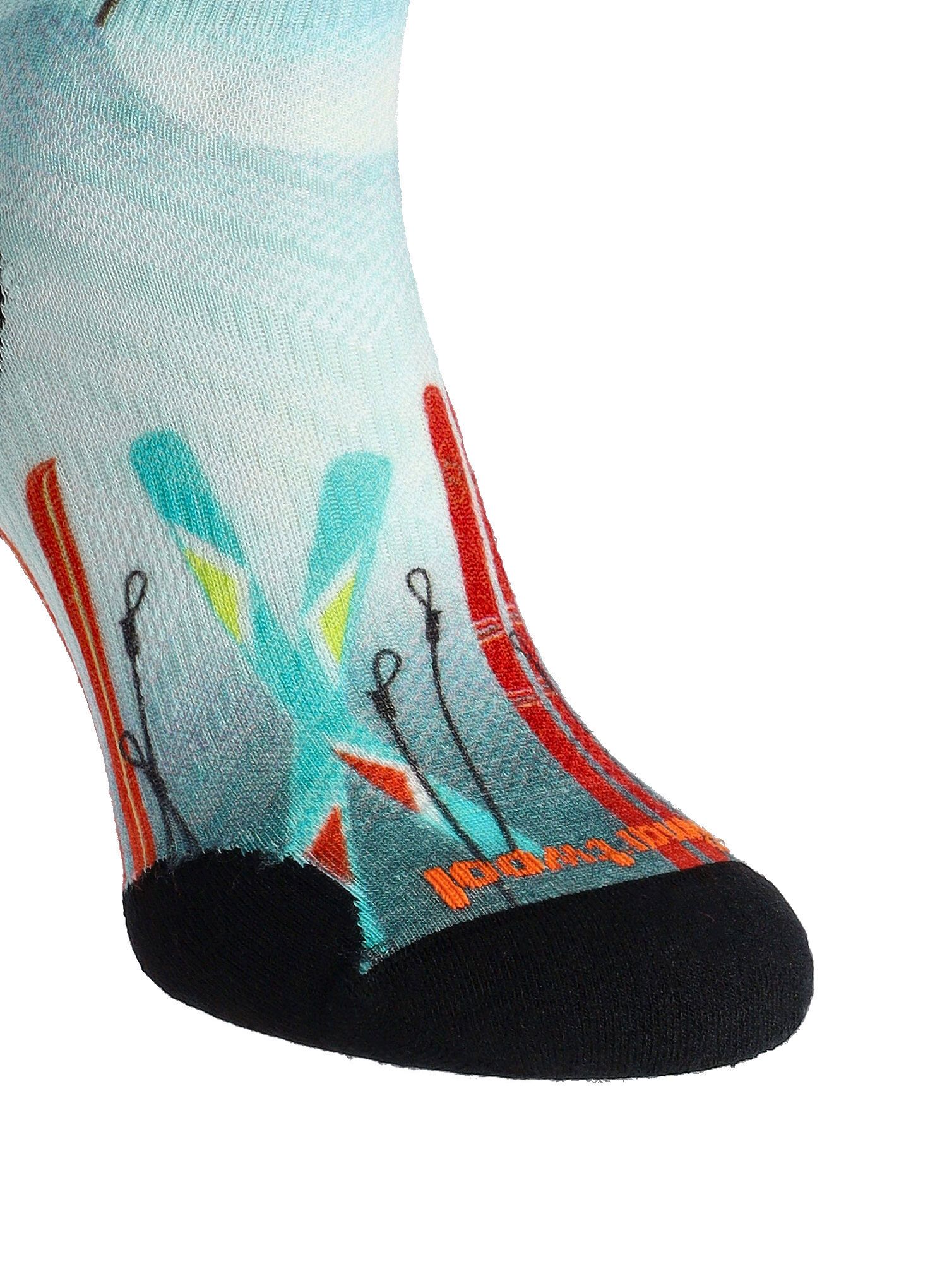 Dámské ponožky Smartwool Ski Targeted Cushion Snow Bunny Print OTC - capri