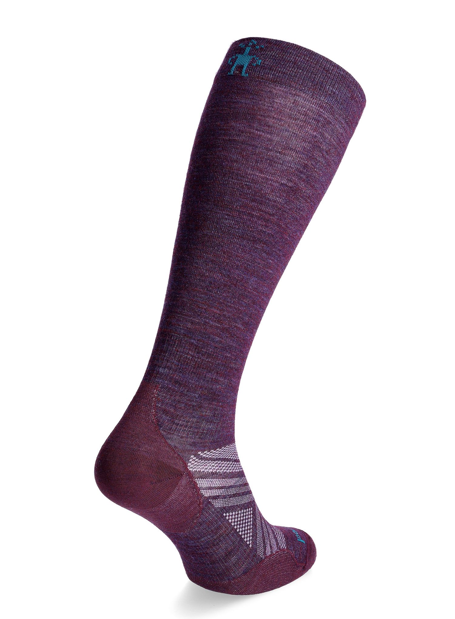 Dámské ponožky Smartwool Ski Zero Cushion Extra Stretch OTC - purple iris