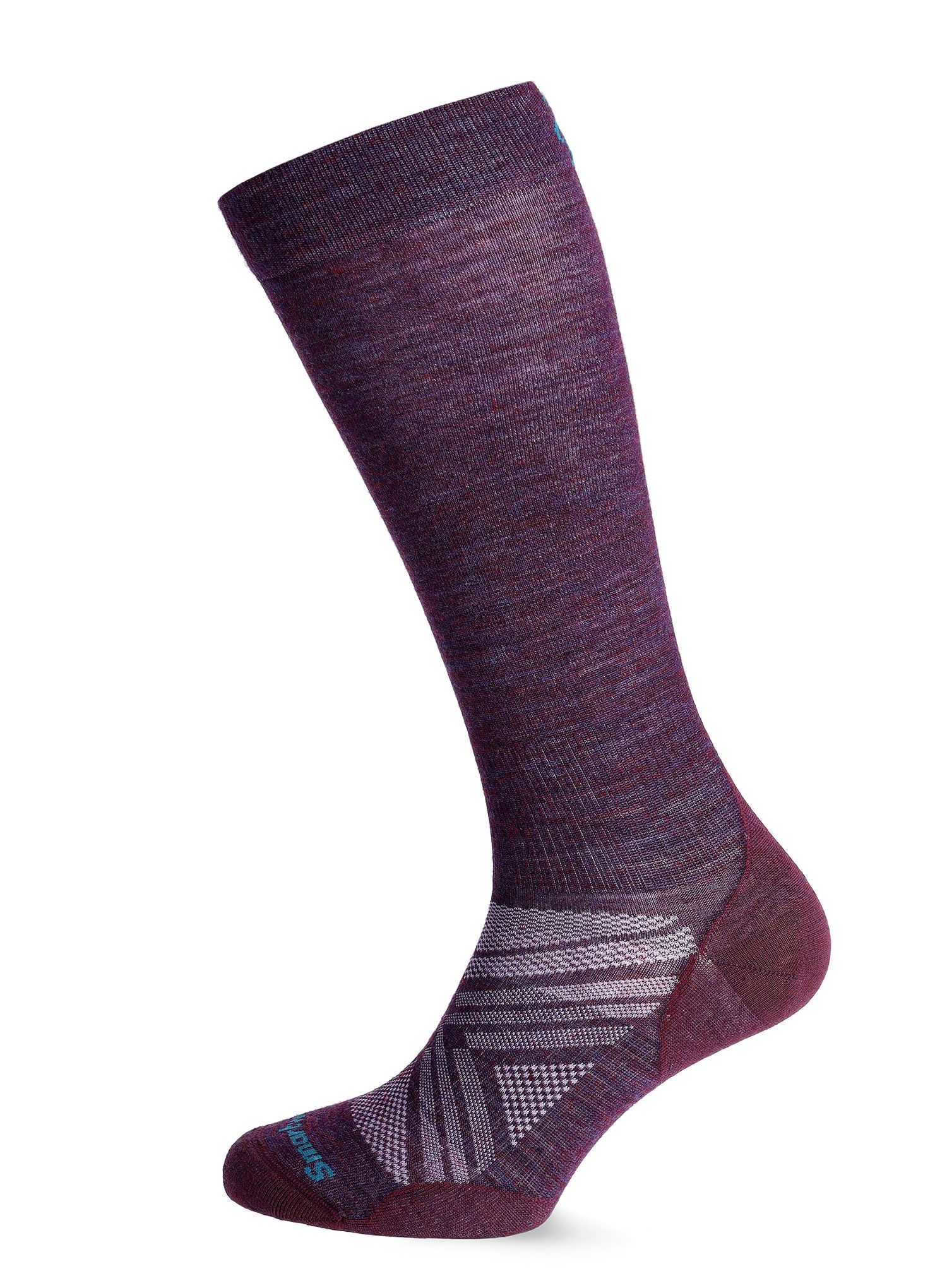Dámské ponožky Smartwool Ski Zero Cushion Extra Stretch OTC - purple iris