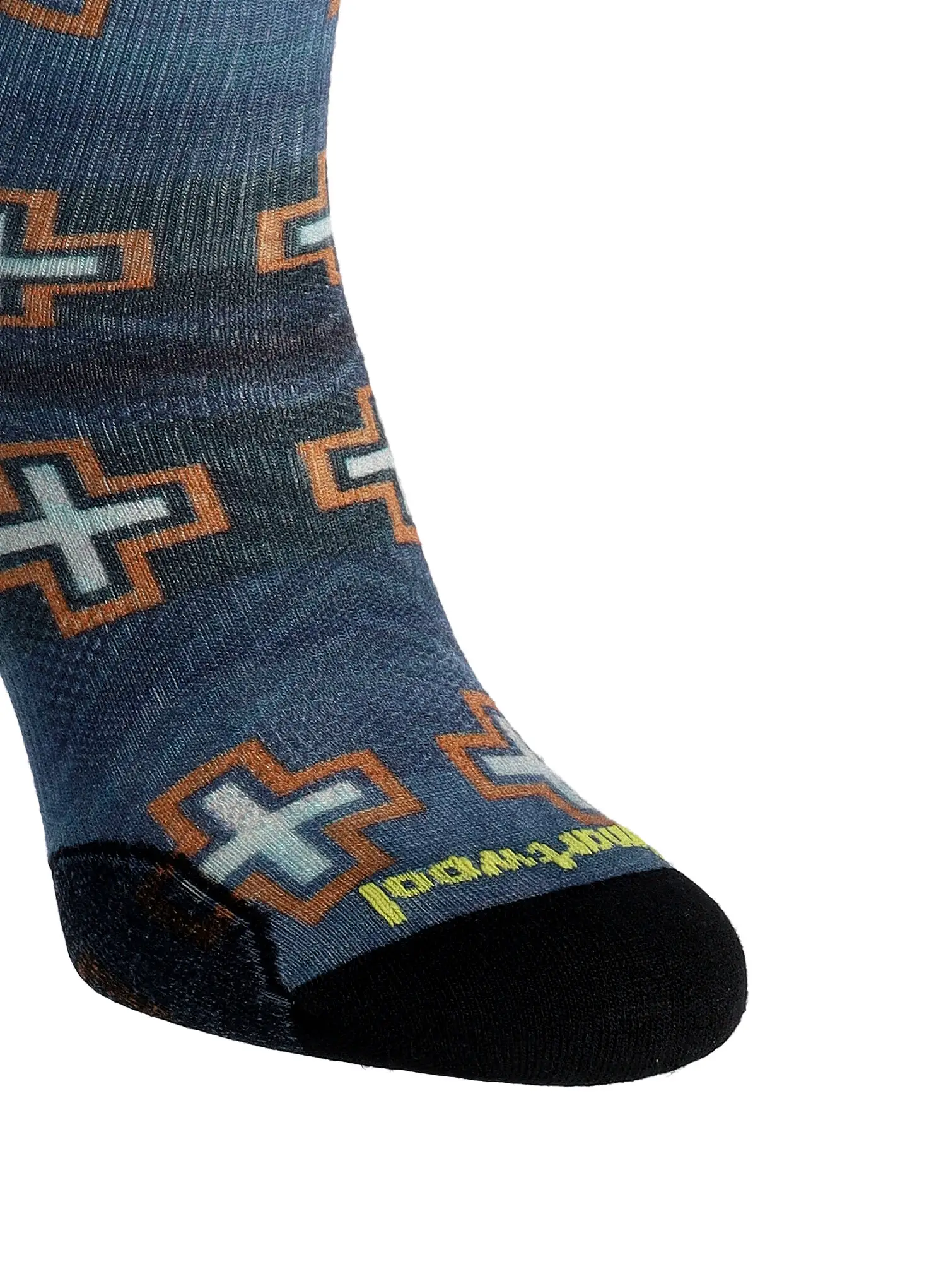 Lyžařské ponožky Smartwool Ski Zero Cushion Paths Crossed Print OTC Socks - deep navy