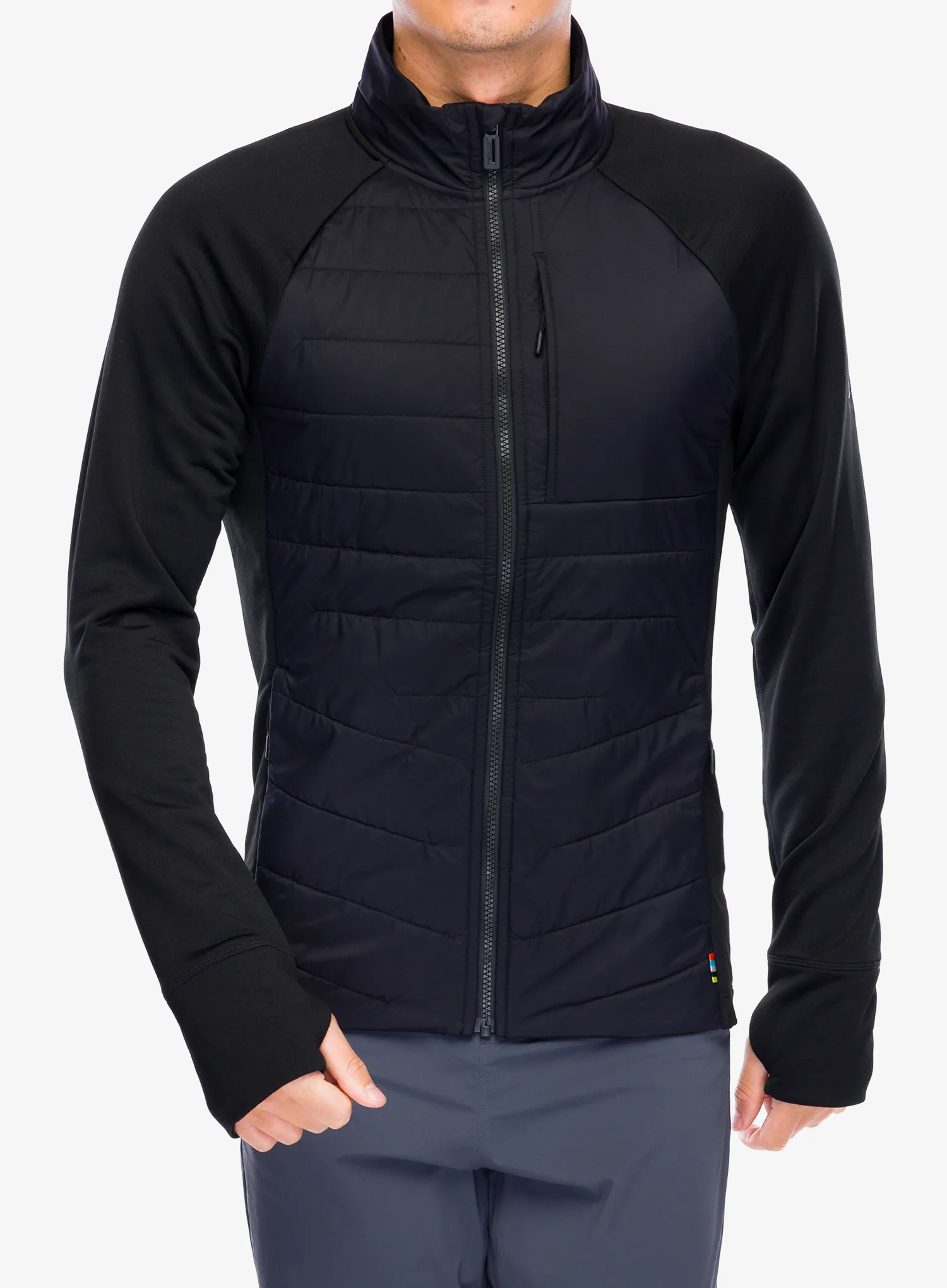 Hybridní bunda Smartwool Smartloft Jacket - black