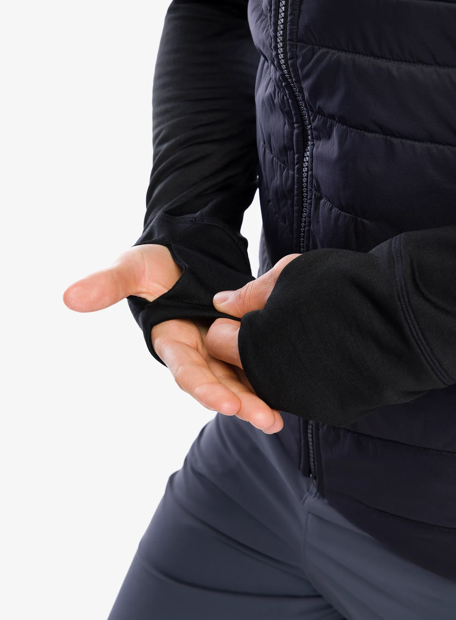 Hybridní bunda Smartwool Smartloft Jacket - black