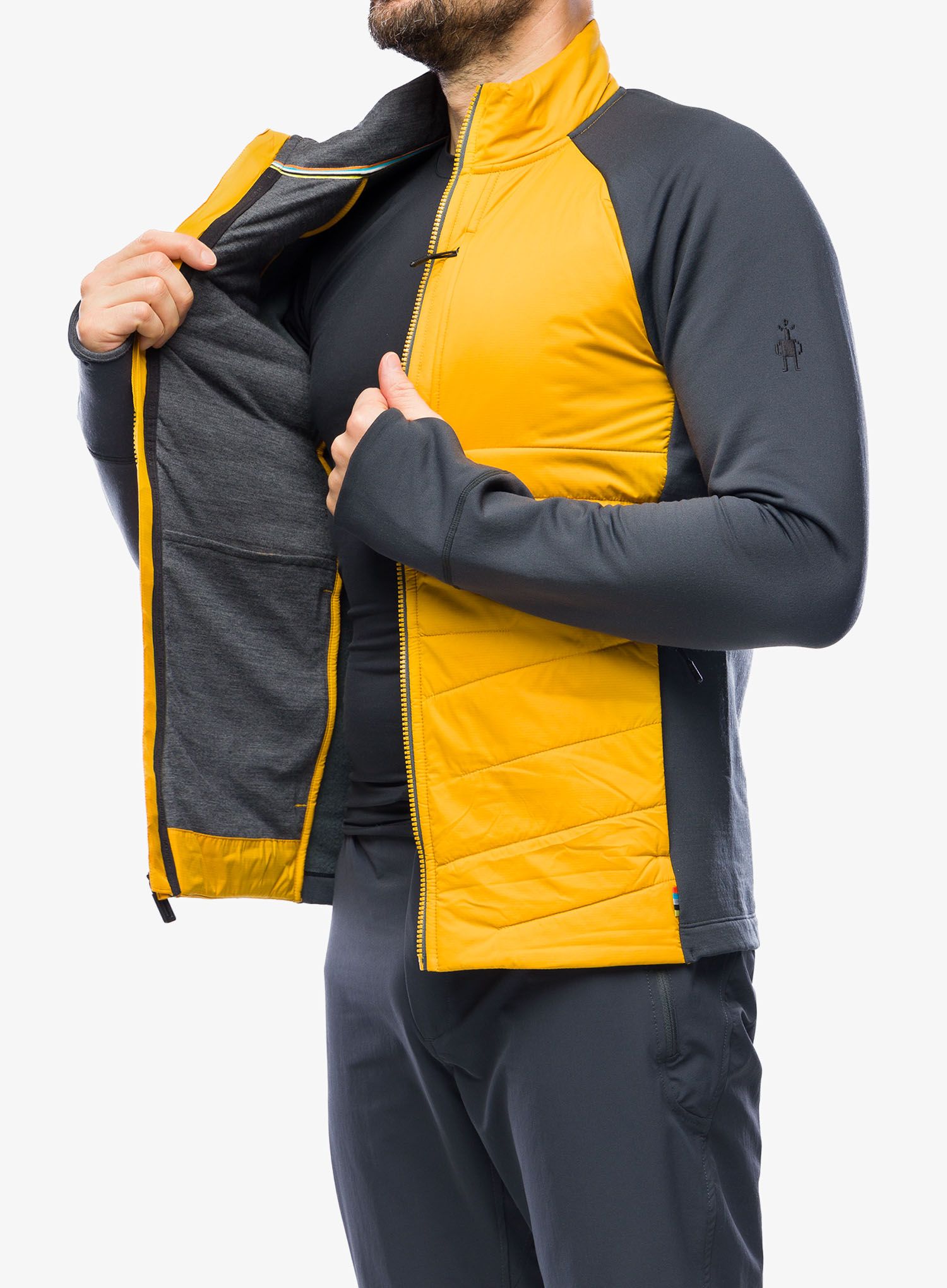 Hybridní bunda Smartwool Smartloft Jacket - honey gold