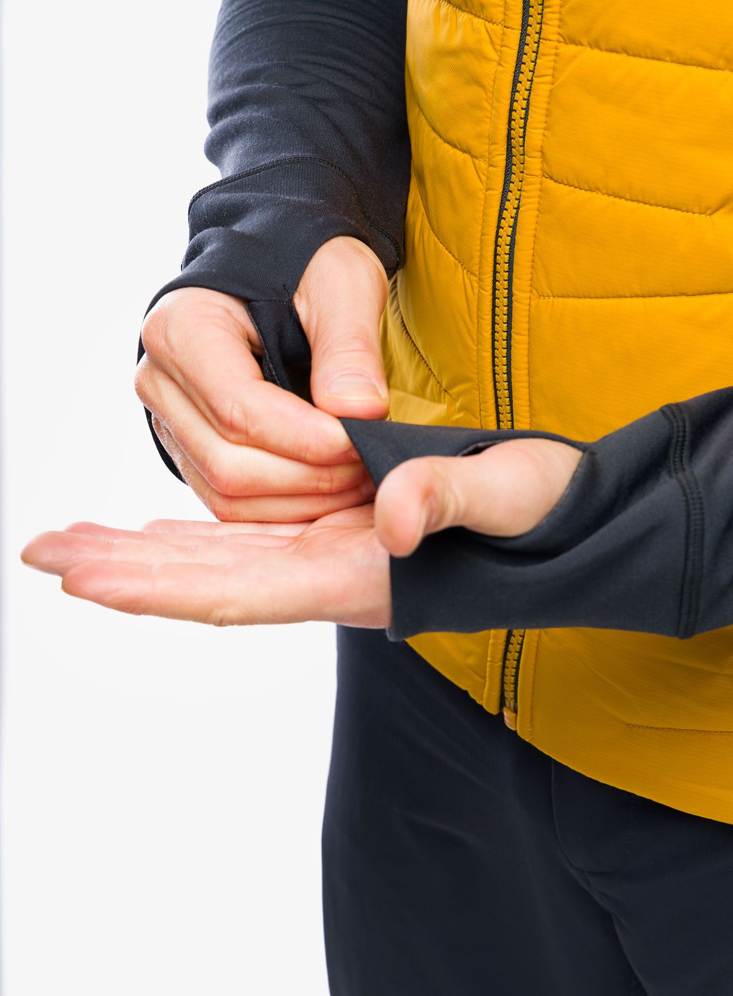 Hybridní bunda Smartwool Smartloft Jacket - honey gold