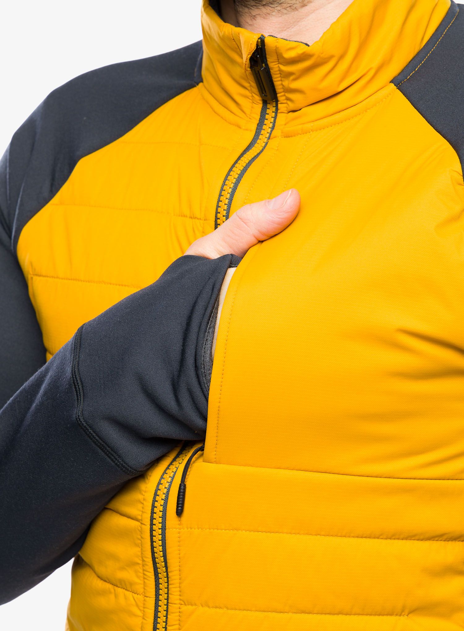 Hybridní bunda Smartwool Smartloft Jacket - honey gold