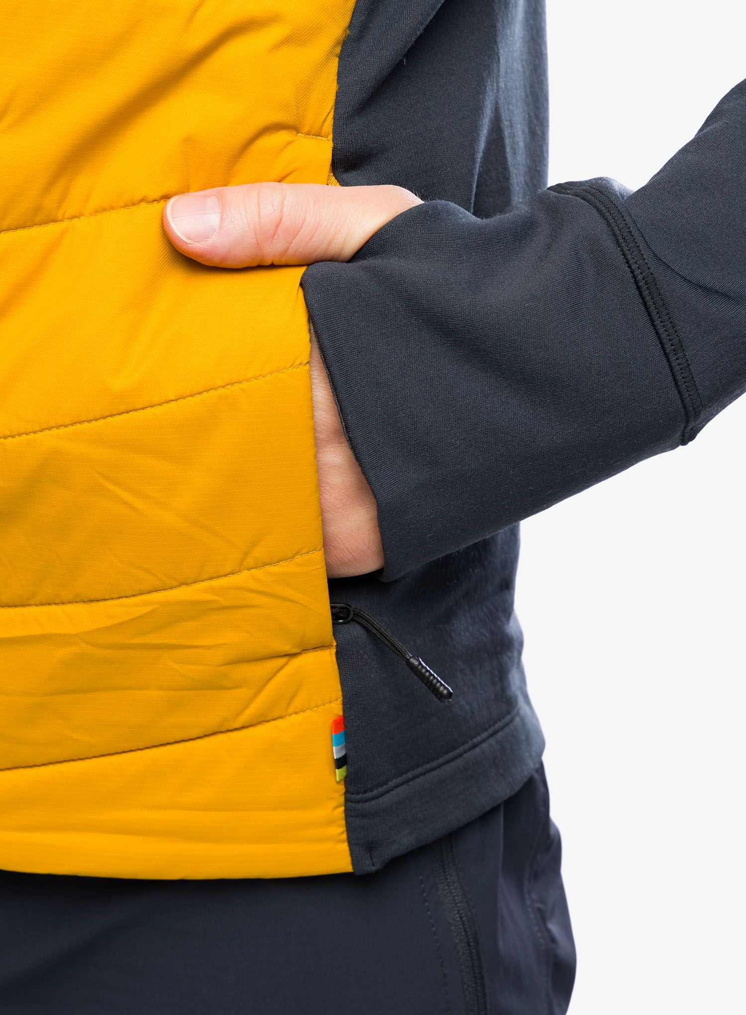 Hybridní bunda Smartwool Smartloft Jacket - honey gold
