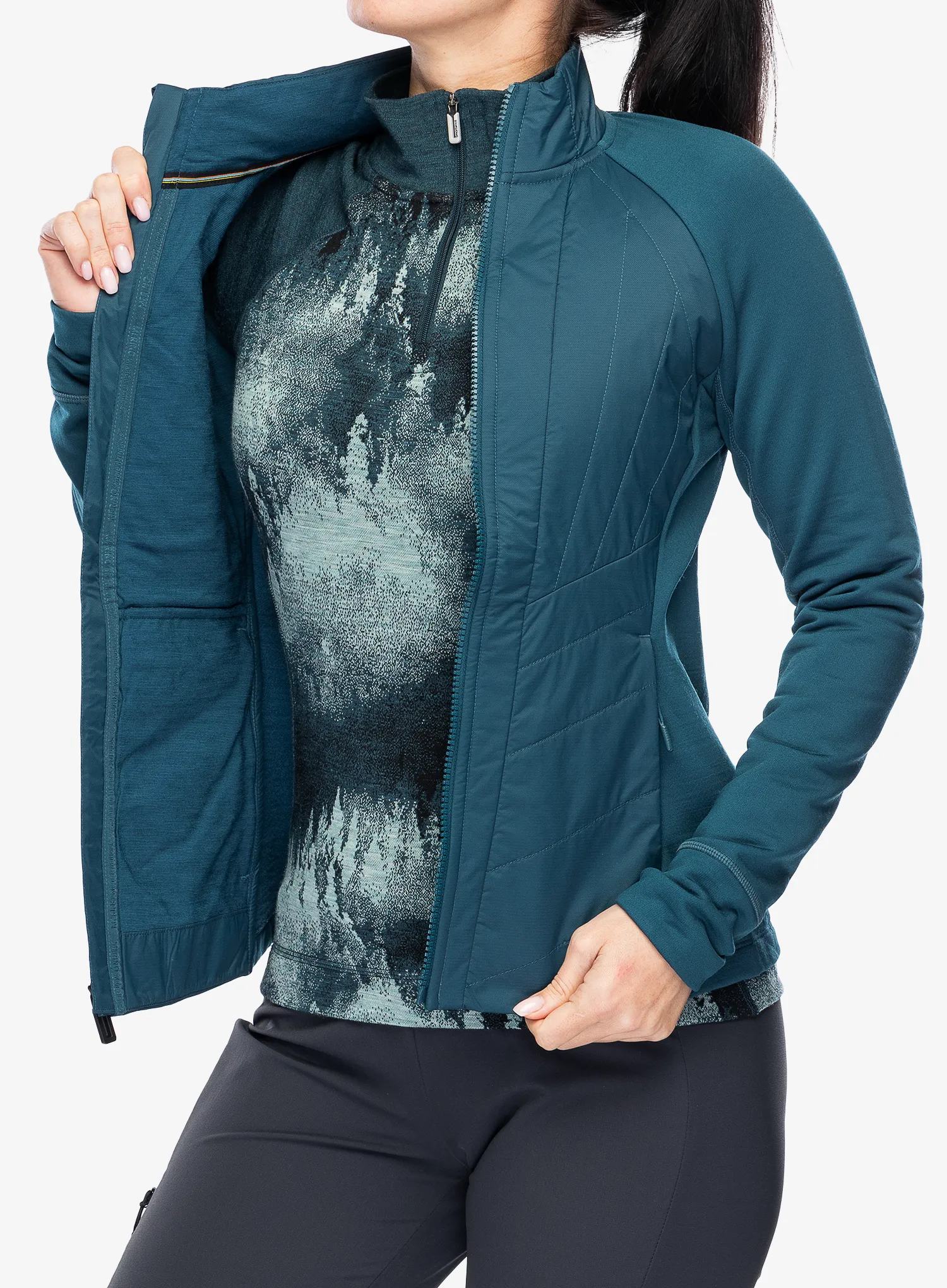 Hybridní bunda dámská Smartwool Smartloft Jacket - twilight blue