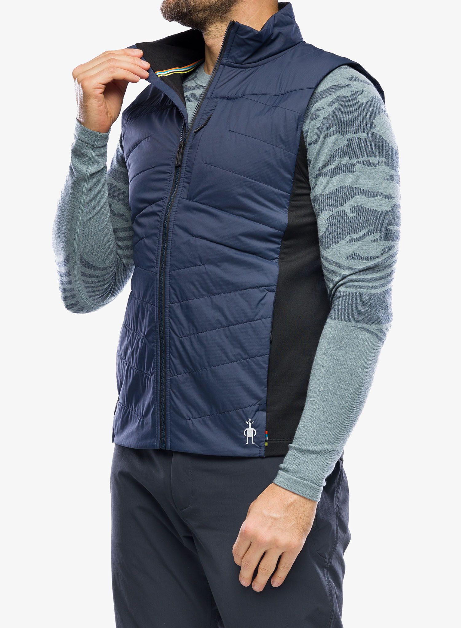 Zateplená vesta Smartwool Smartloft Vest - deep navy