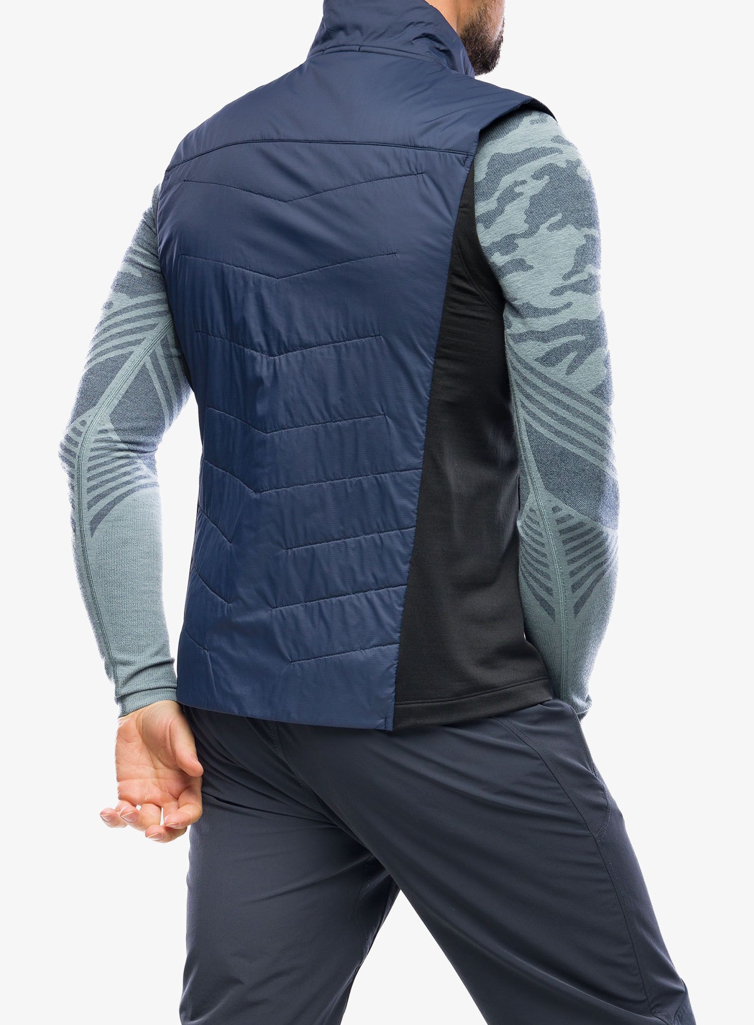 Zateplená vesta Smartwool Smartloft Vest - deep navy
