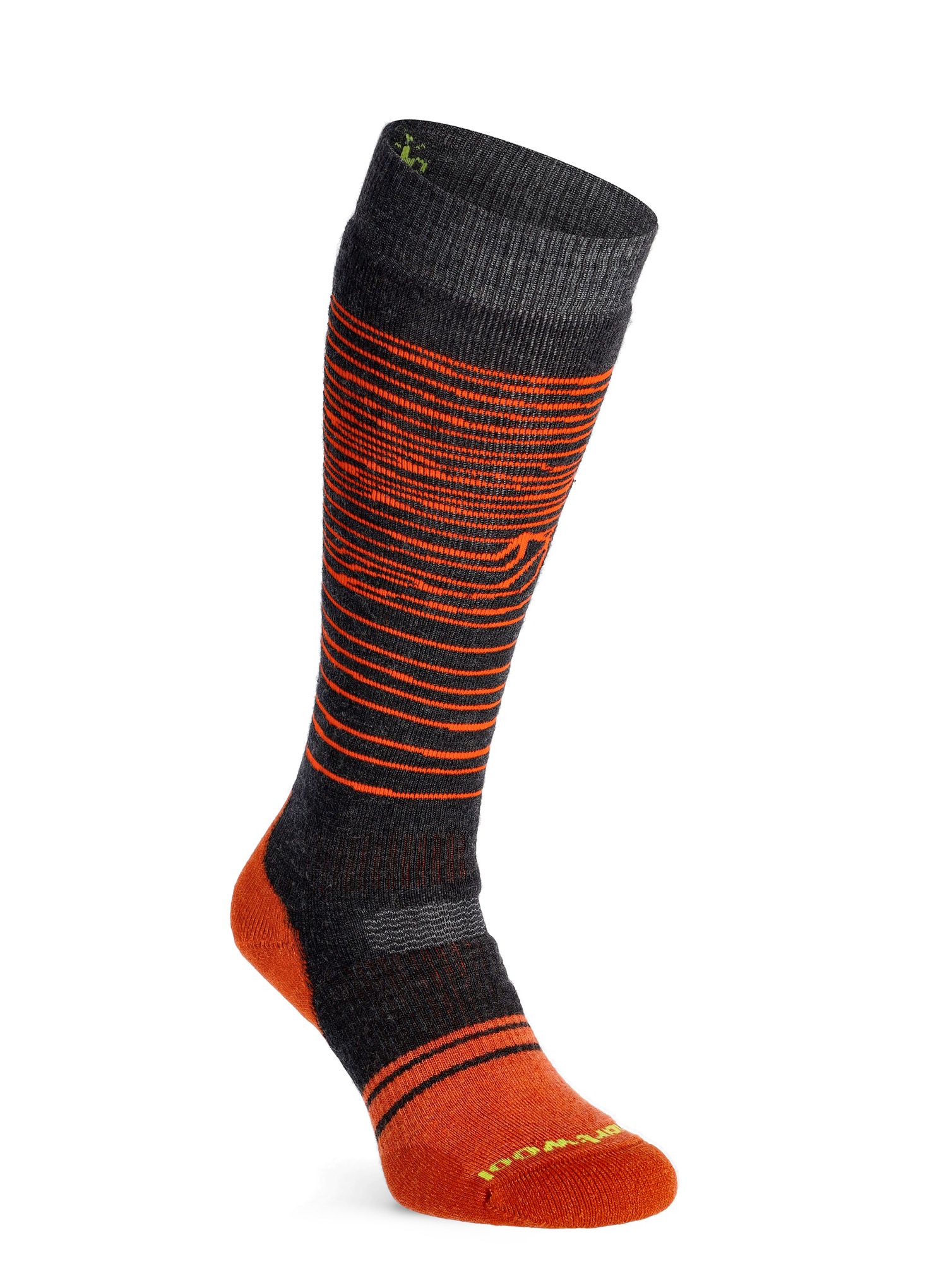 Ponožky Smartwool Snowboard FC Iguchi Pattern OTC Socks - charcoal