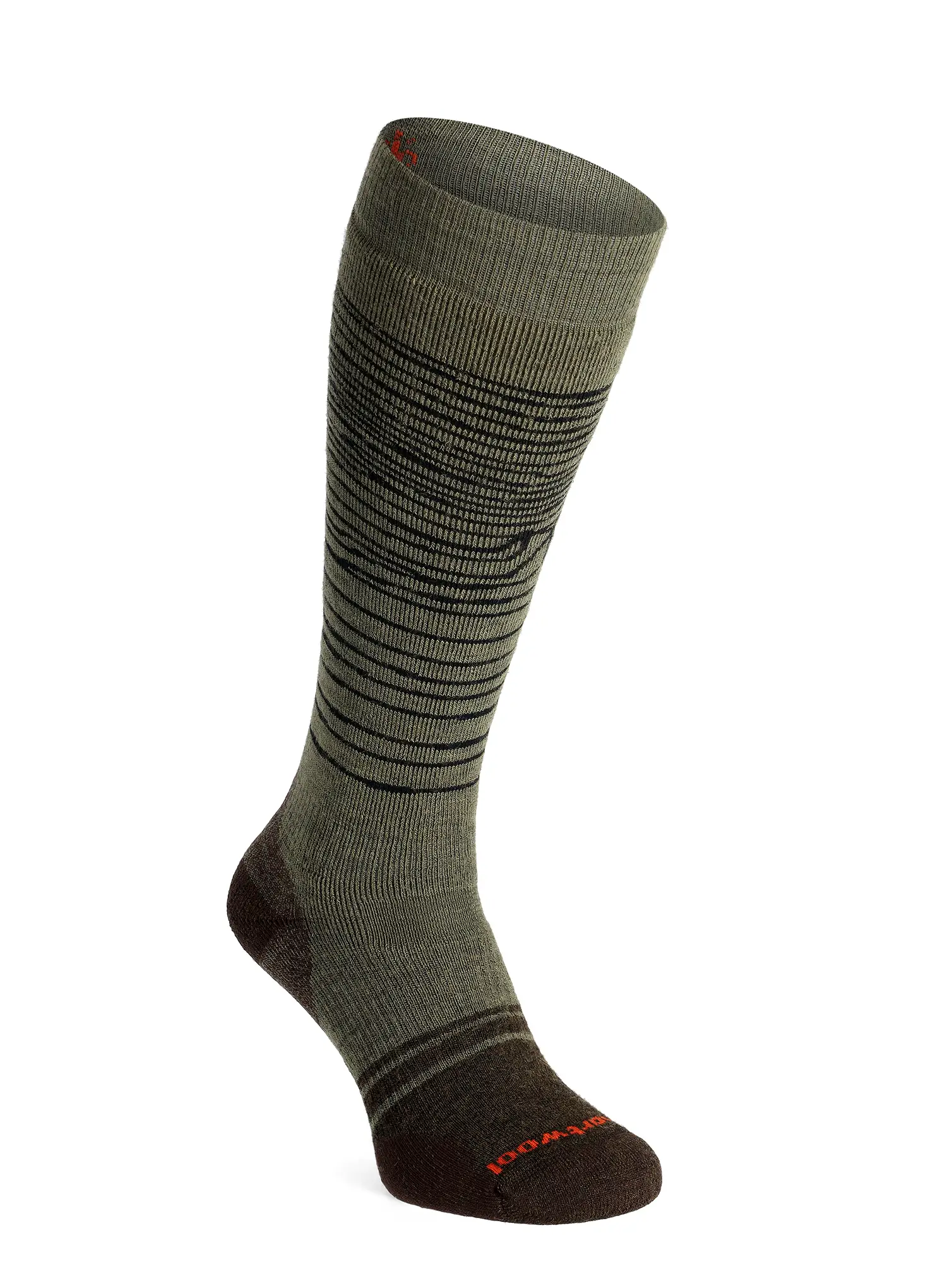 Ponožky Smartwool Snowboard FC Iguchi Pattern OTC Socks - winter moss