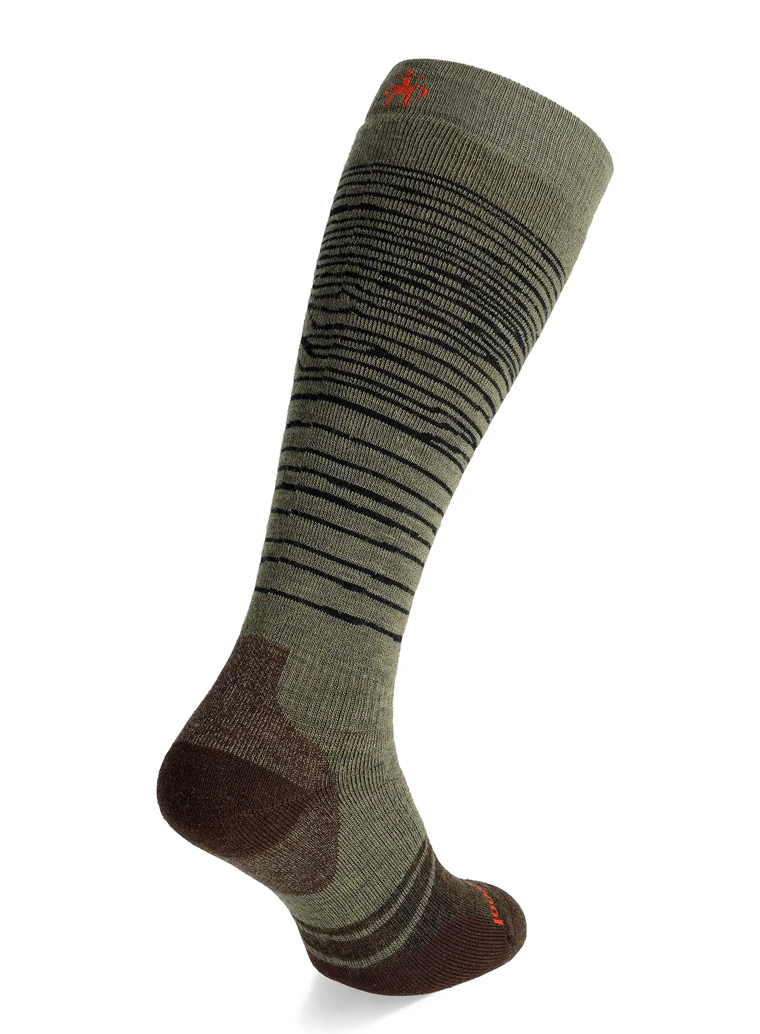 Ponožky Smartwool Snowboard FC Iguchi Pattern OTC Socks - winter moss