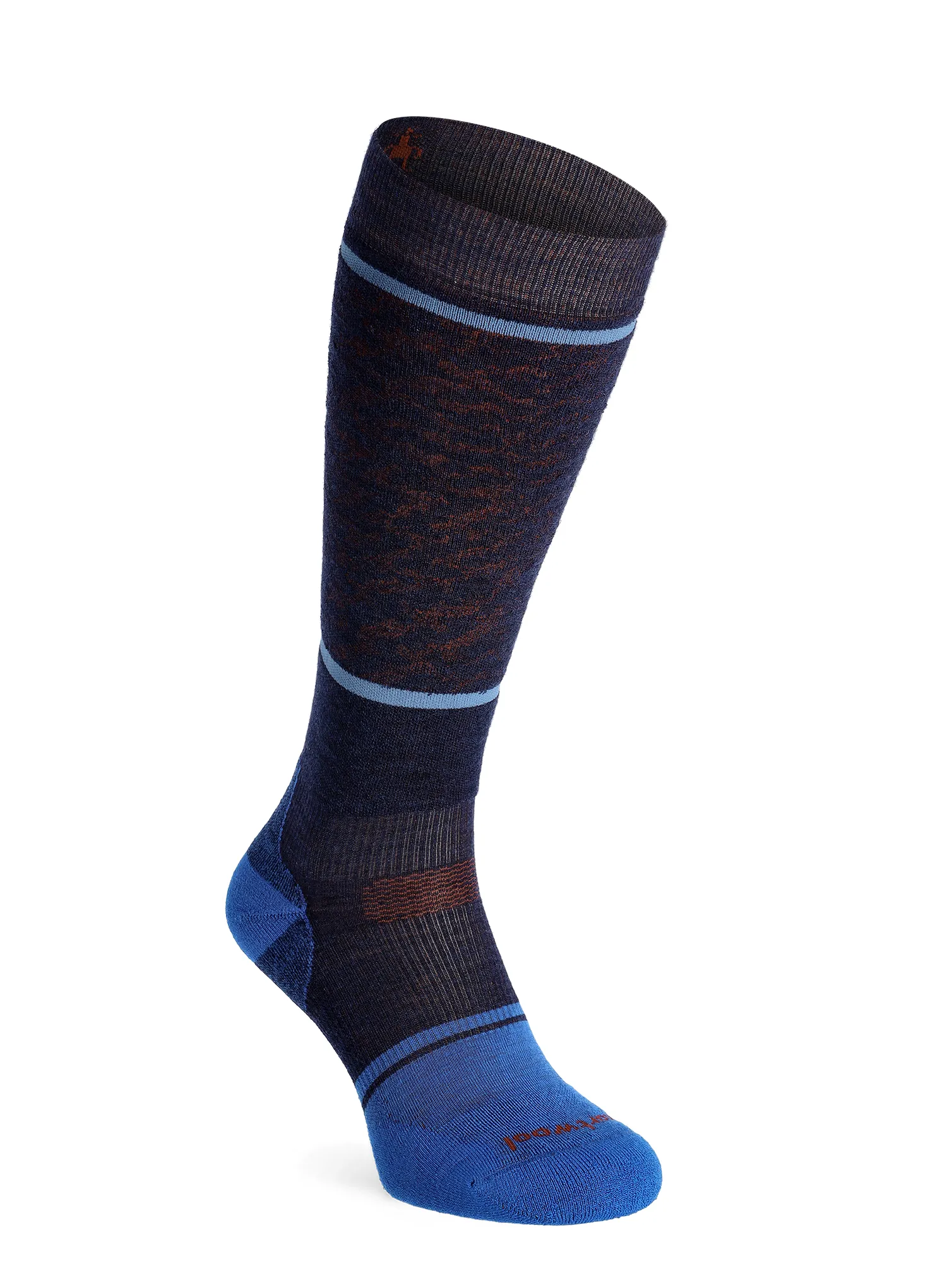 Ponožky Smartwool Snowboard Targeted Cushion Retro Line OTC Socks - deep navy