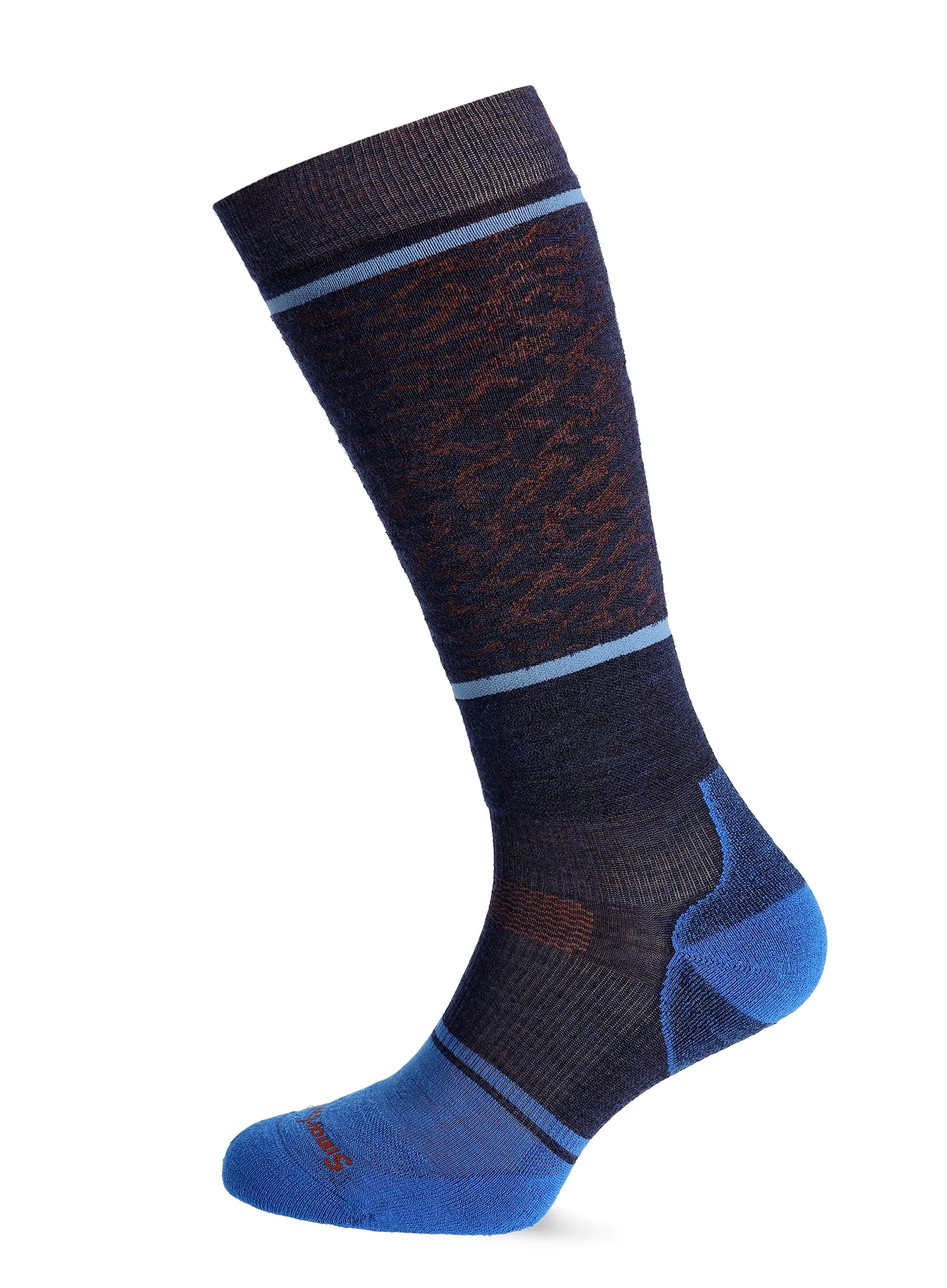 Ponožky Smartwool Snowboard Targeted Cushion Retro Line OTC Socks - deep navy